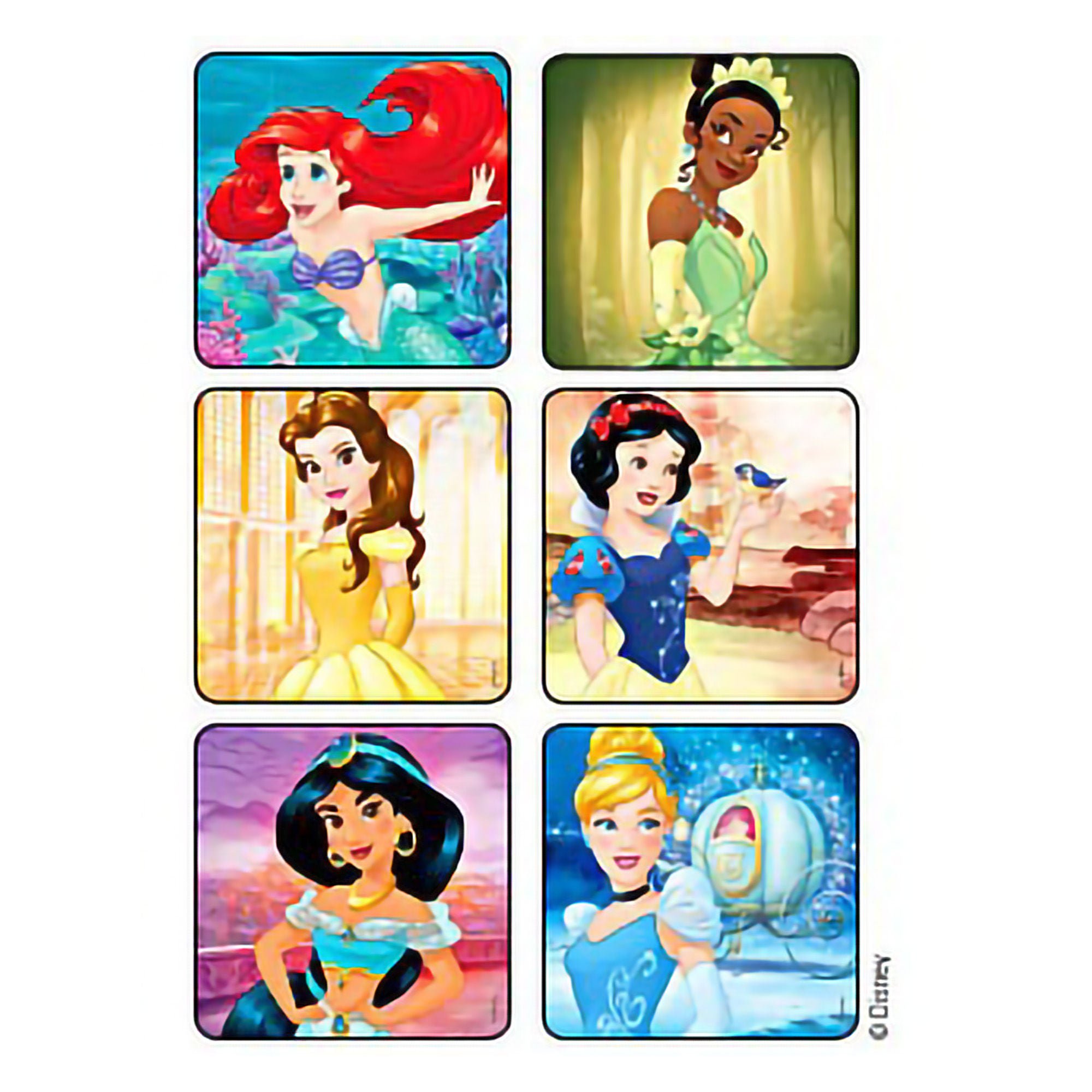 Medibadge - 1410 Sticker Disney® 75 per Roll Princesses New Classics 2-1/2 X 2-1/2 Inch