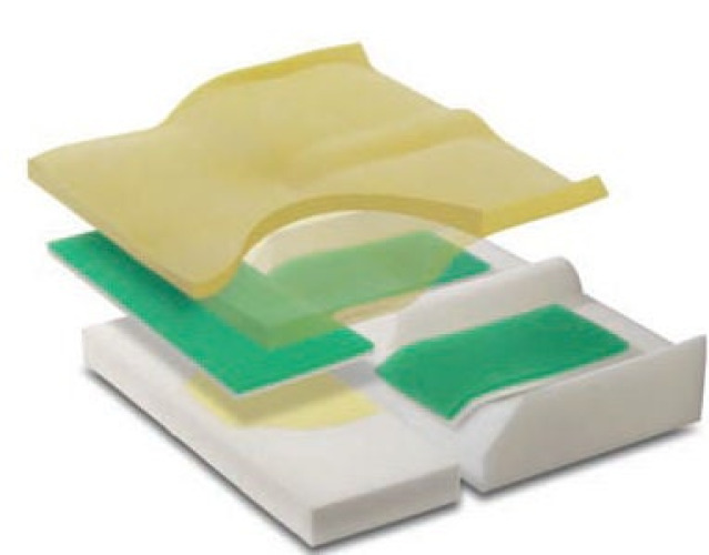 Span America - BEQ2218-04 Seat Cushion The Equalizer® 22 W X 18 L X 3-1/2 D Inch Foam / Polymer