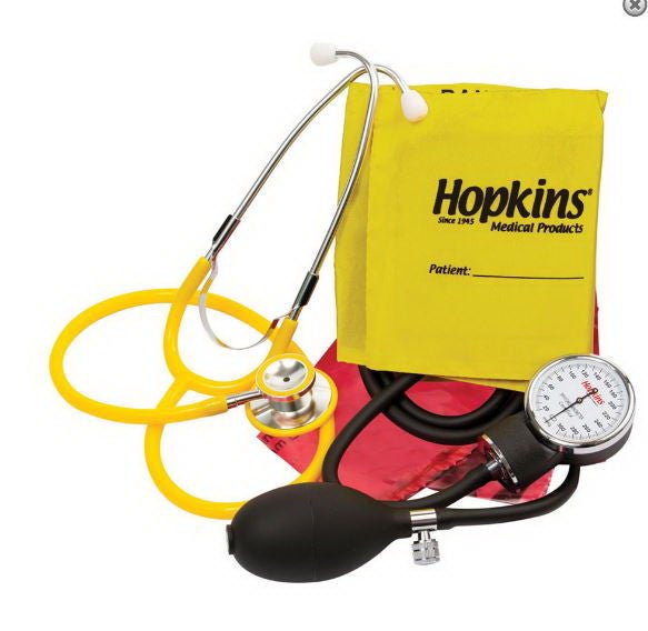 Hopkins Medical Products - 694867 Aneroid Sphygmomanometer Kit Hopkins ISO Large Cuff Palm Aneroid