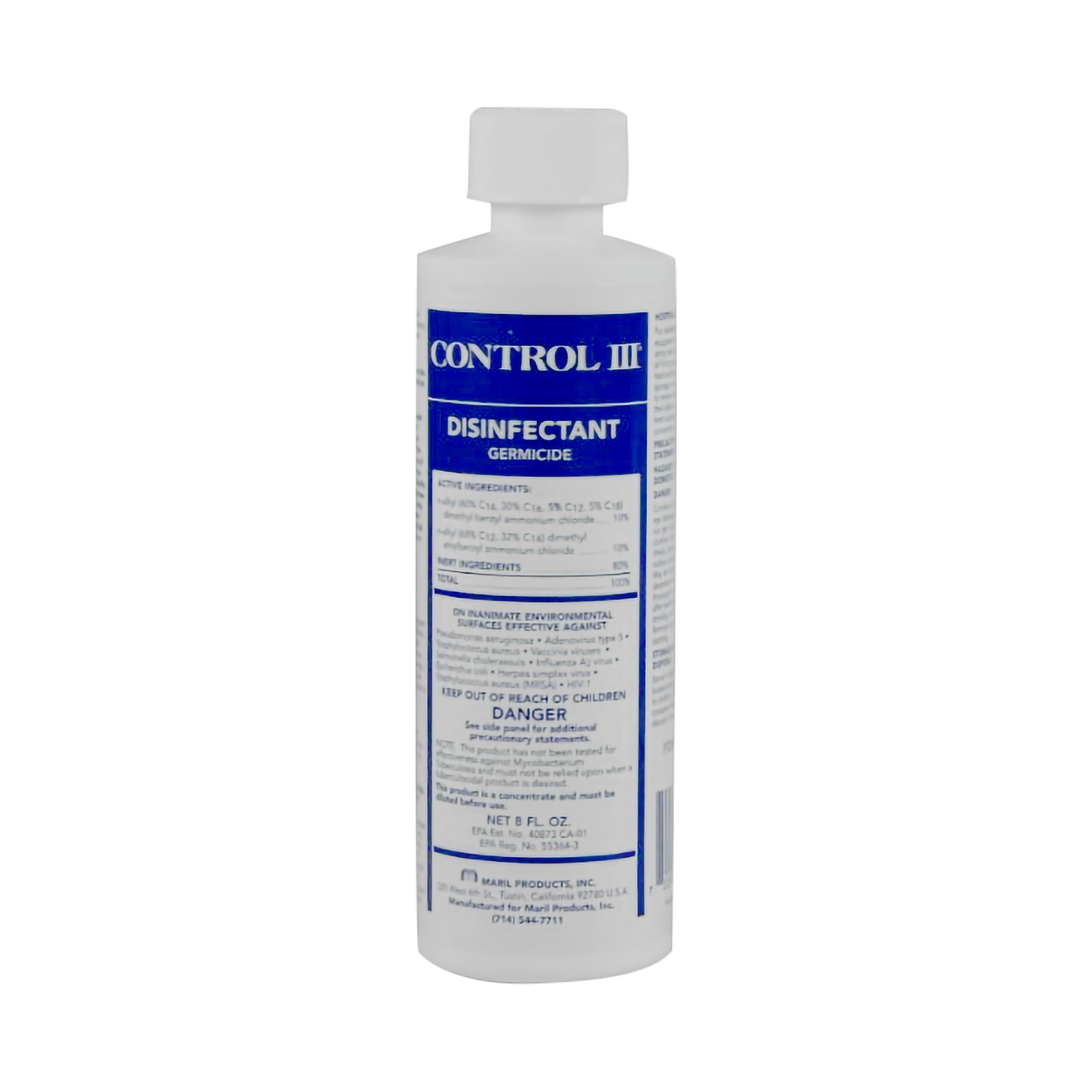 Maril Products - C3DISH Control III® Surface Disinfectant Germicide Cleaner
