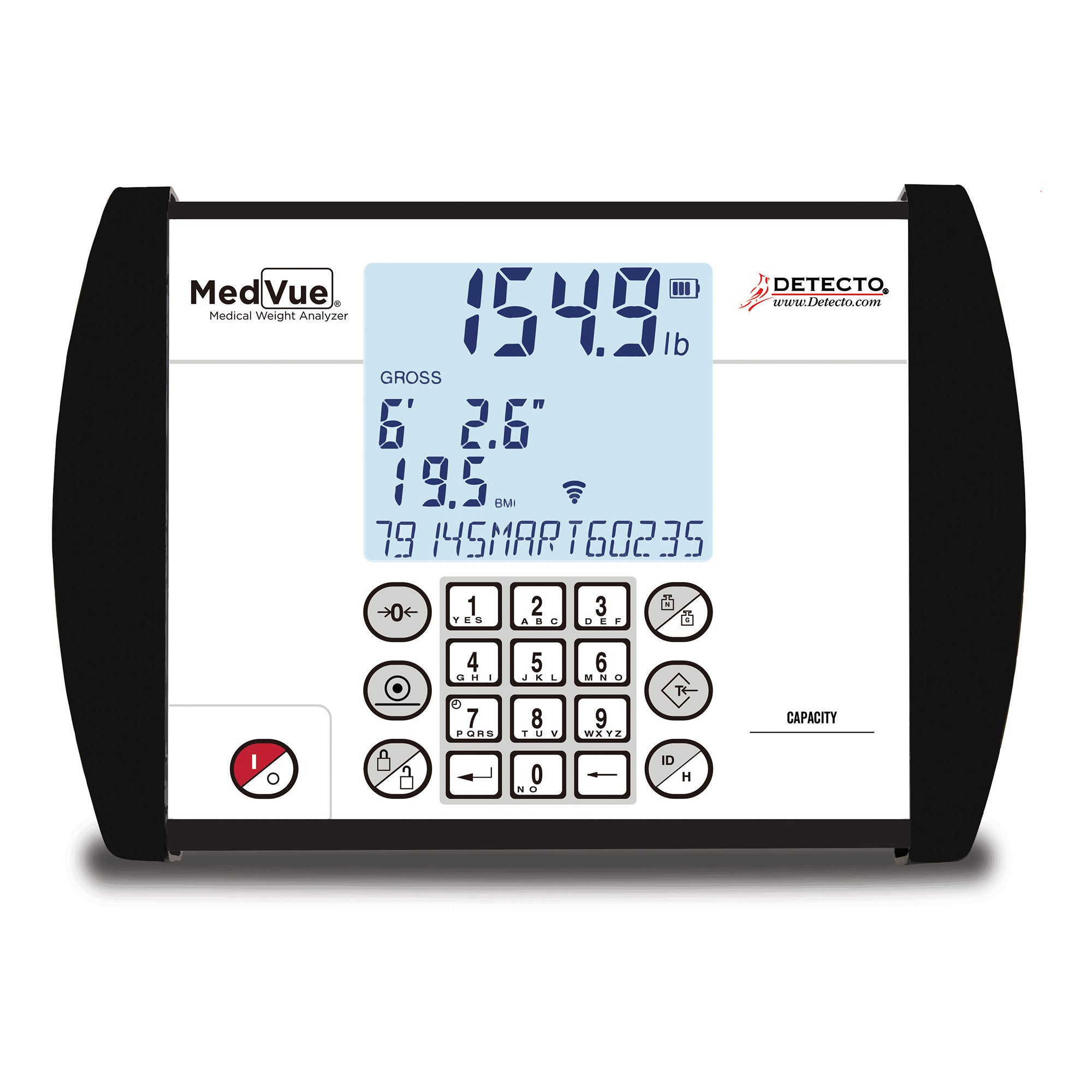 Detecto Scale - MV1 Digital Weight Indicator For 6495 Wheelchair Scale