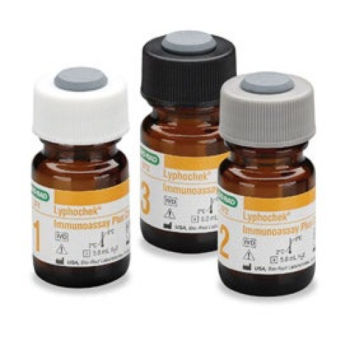 Bio-Rad Laboratories - 370X Immunoassay Control Set Lyphochek® Immunoassay Plus MiniPak Multiple Analytes 3 Levels 3 X 5 mL
