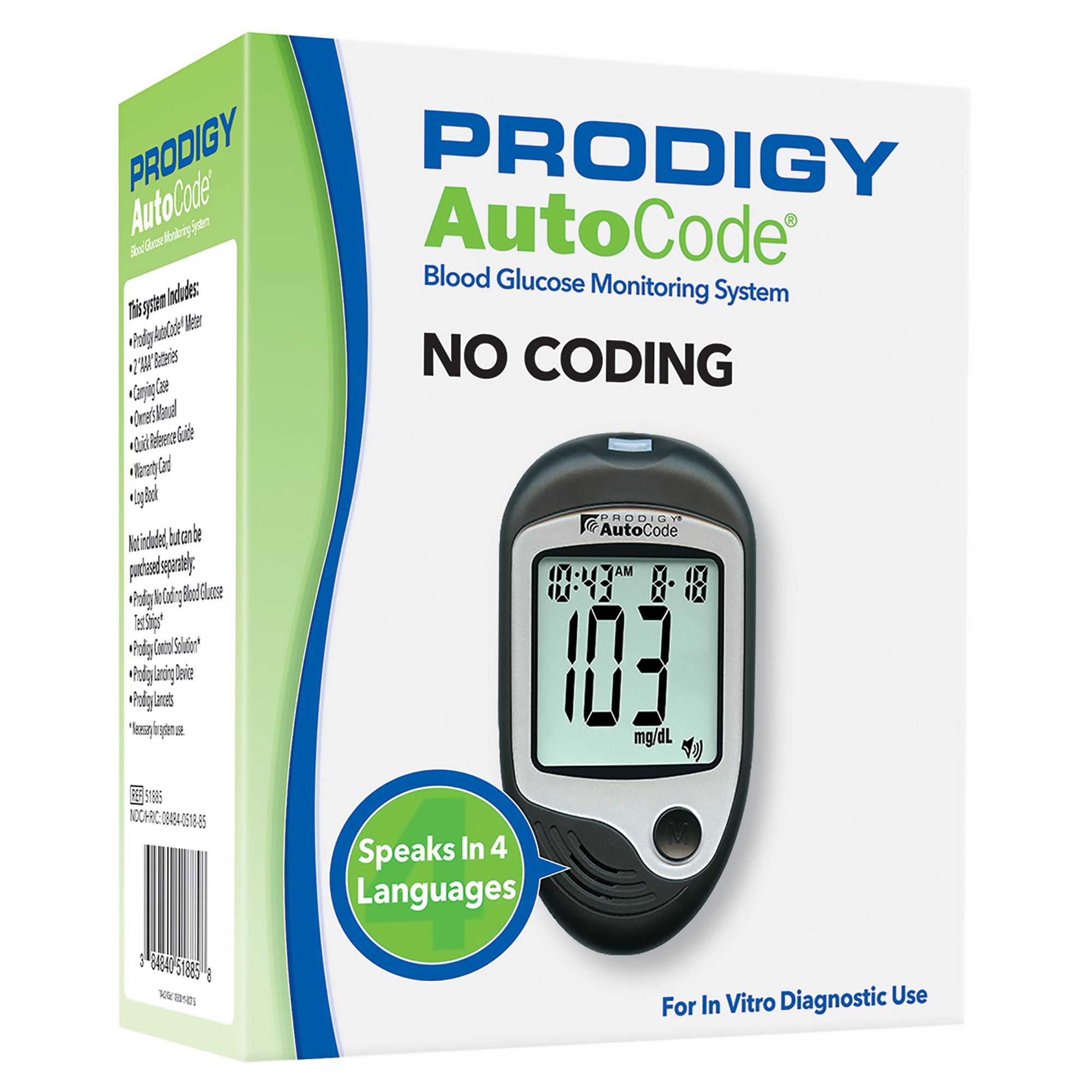 Prodigy Diabetes Care - 51885 Prodigy AutoCode® Blood Glucose Monitory System
