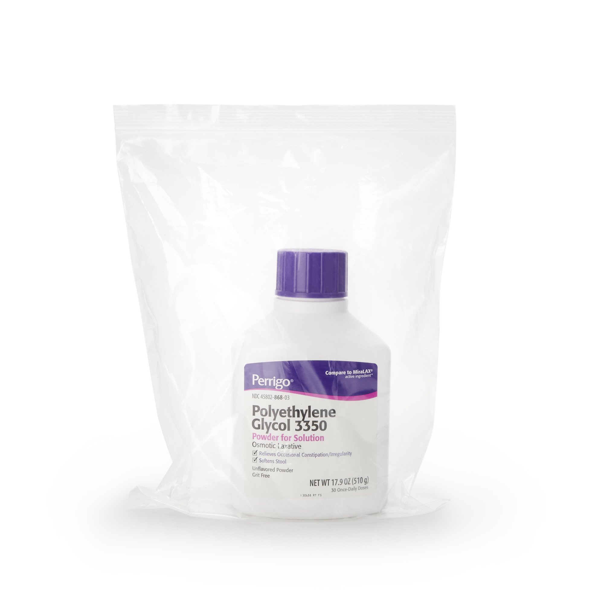 Padagis US LLC - 45802086803 Perrigo Polyethylene Glycol Cathartic / Laxative