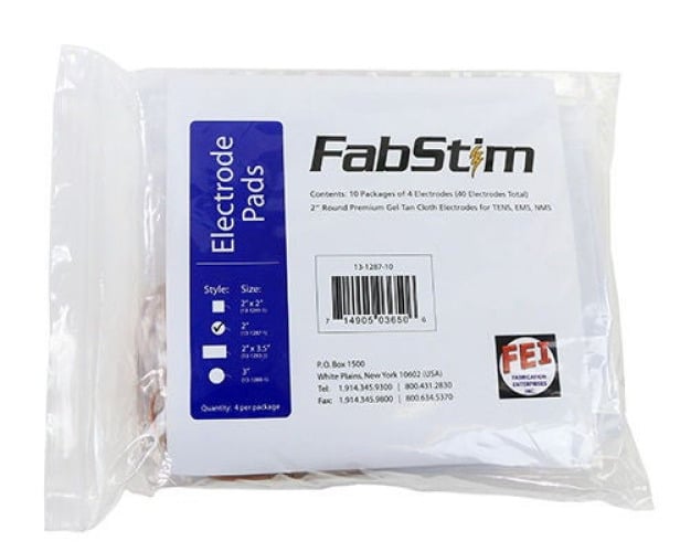 Fabrication Enterprises - 13-1287-1 FabStim® Electrotherapy Electrode For Therapeutic Modalities