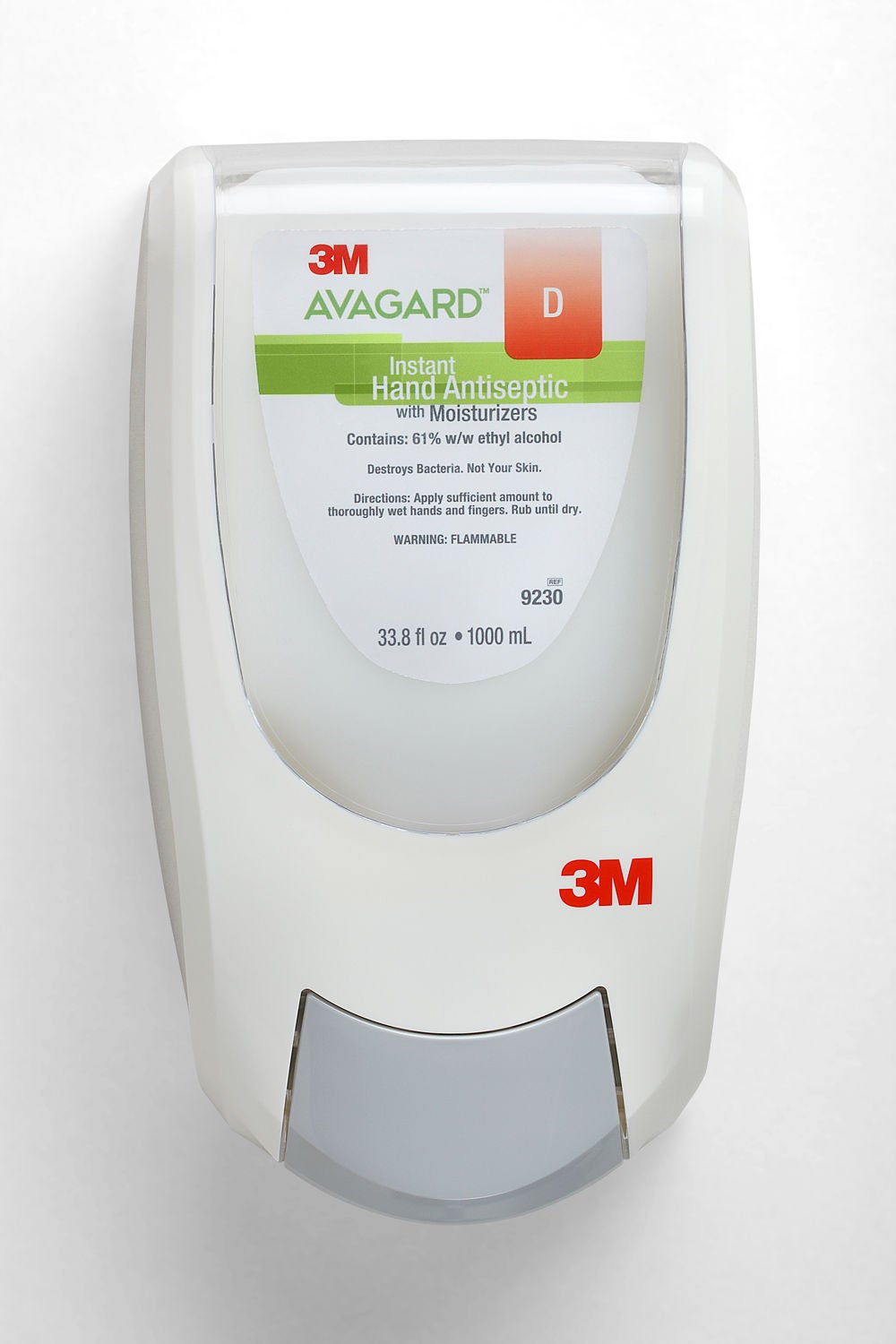 Solventum Corporation - 9241 Hand Hygiene Dispenser 3M™ Avagard™ Manual 1000 mL Wall Mount