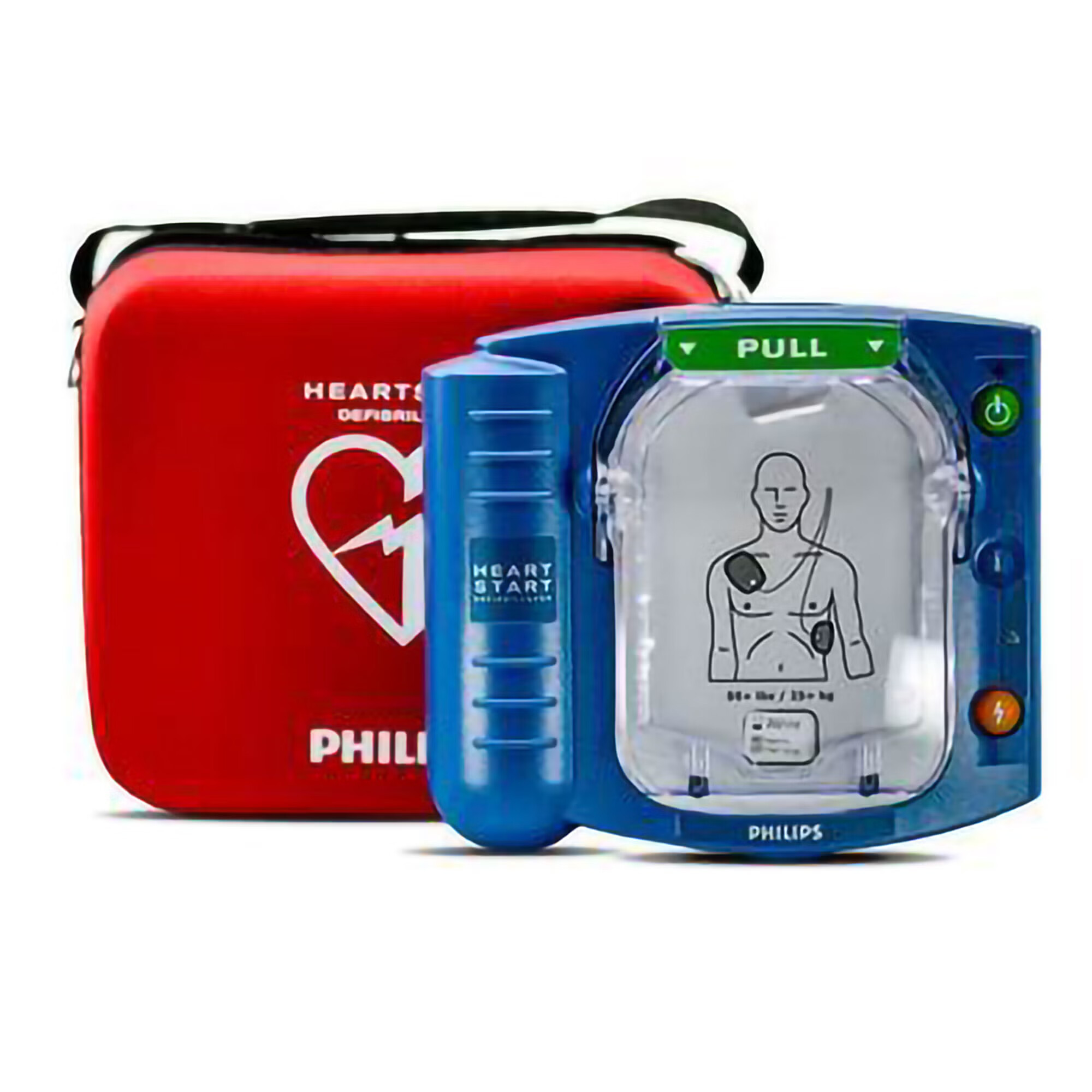 Heartstream US LLC - 861282_C01 AED Unit Semi-Automatic Philips HeartStart® OnSite Electrode Pads Contact Battery Operated