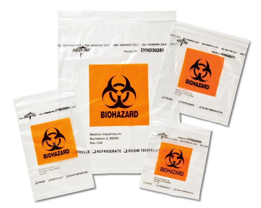 Medline - DYND30261 Specimen Transport Bag with Document Pouch