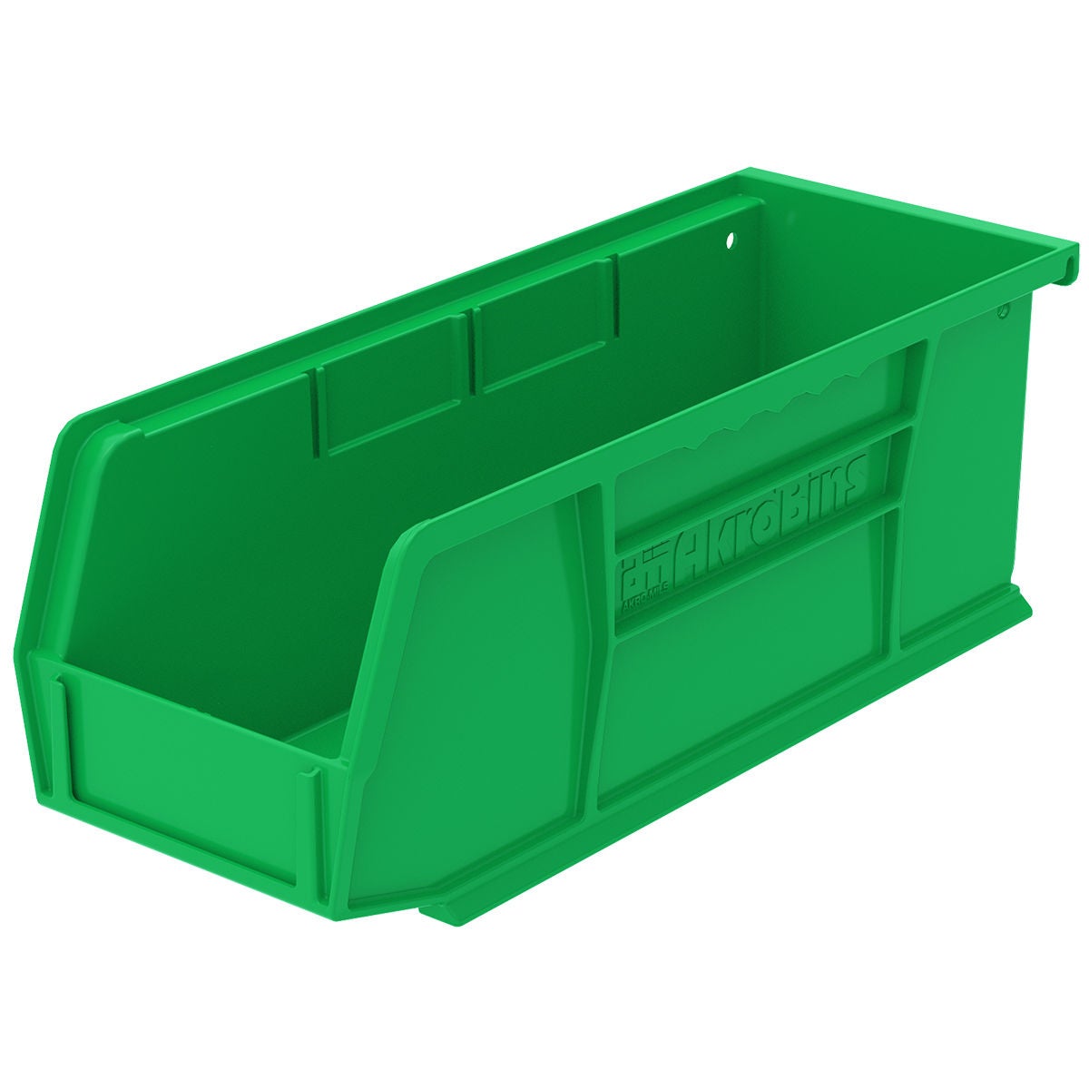 Akro-Mils - 30224GREEN Storage Bin AkroBins® Green Plastic 4 X 4-1/8 X 10-7/8 Inch