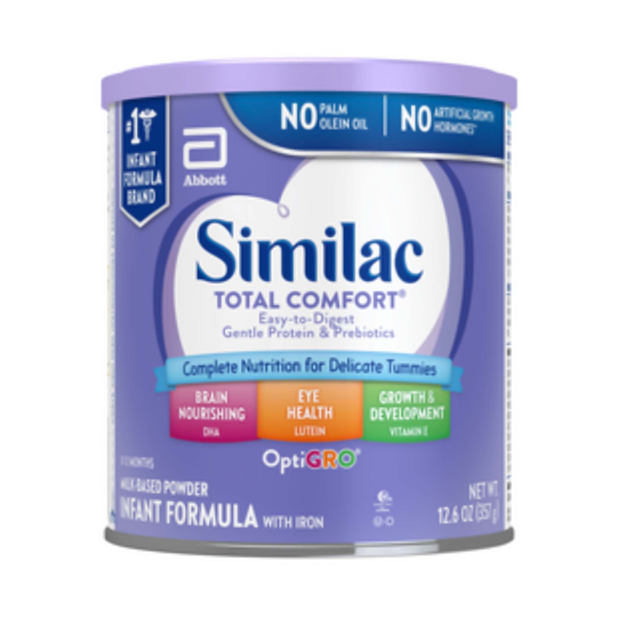 Abbott Nutrition 62599 - Similac® Total Comfort™ Powder Infant Formula, 12 oz. Can - 1/Each, 6/Case