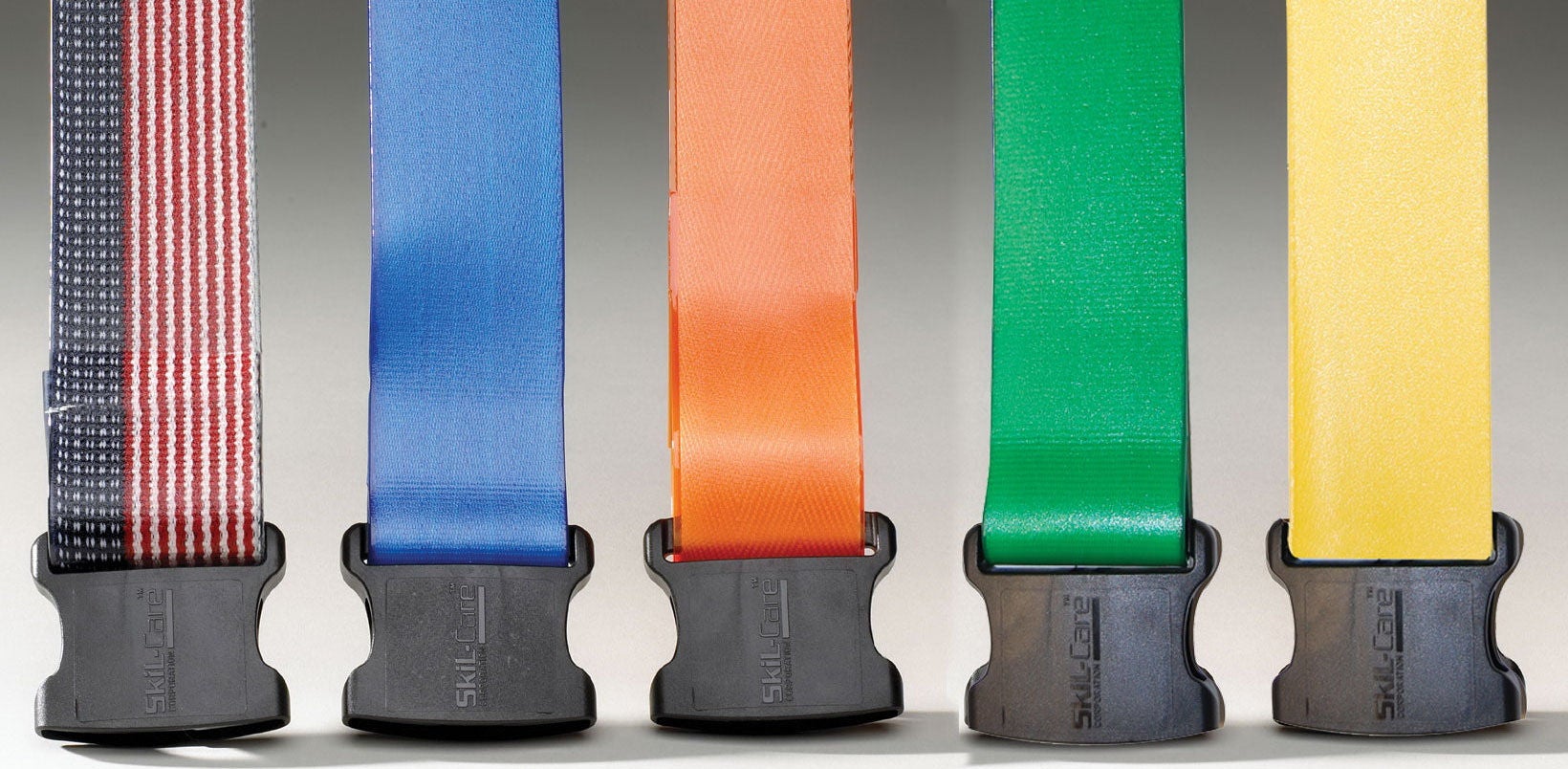 Skil-Care - 914379 Gait Belt SkiL-Care™ PathoShield 72 Inch Length Green Plastic Coated Webbing