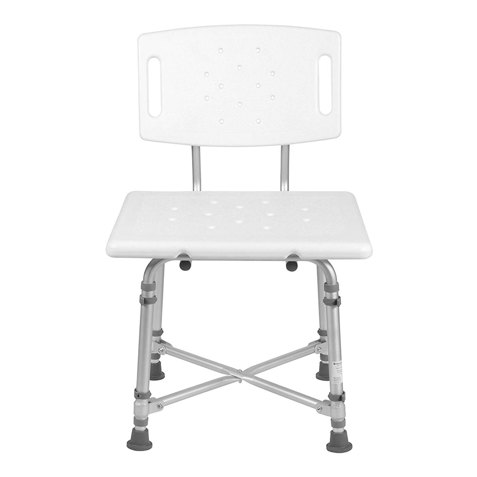 Mabis Healthcare - 524-1816-1999 Shower Chair HealthSmart™ Without Arms Aluminum Frame With Backrest 21 Inch Seat Width 500 lbs. Weight Capacity