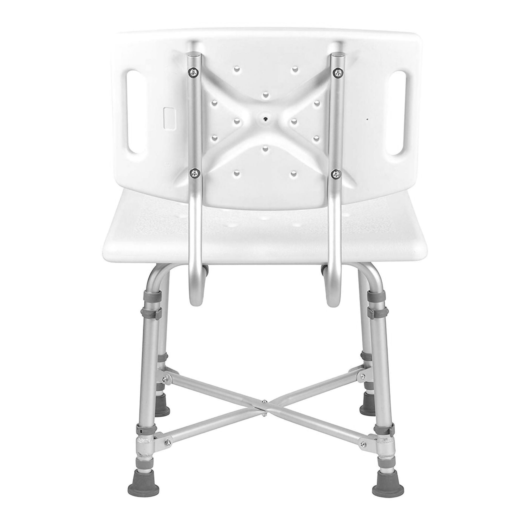 Mabis Healthcare - 524-1816-1999 Shower Chair HealthSmart™ Without Arms Aluminum Frame With Backrest 21 Inch Seat Width 500 lbs. Weight Capacity