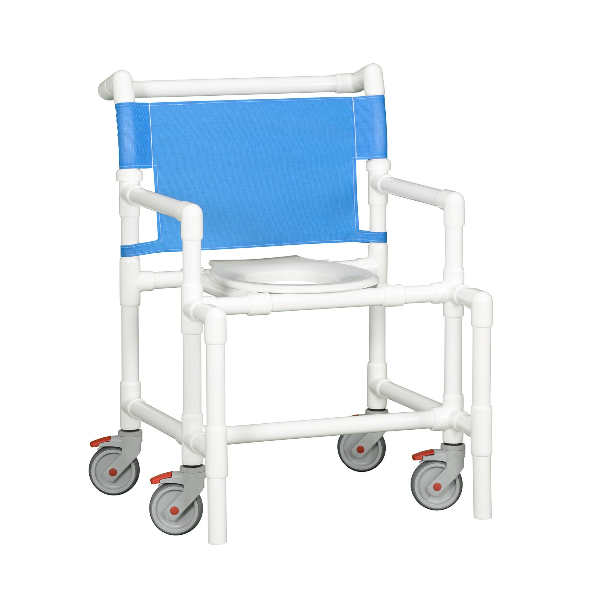 IPU - SC9200 OS Shower Chair ipu® Fixed Arms PVC Frame Mesh Backrest 28-1/4 Inch Seat Width 450 lbs. Weight Capacity