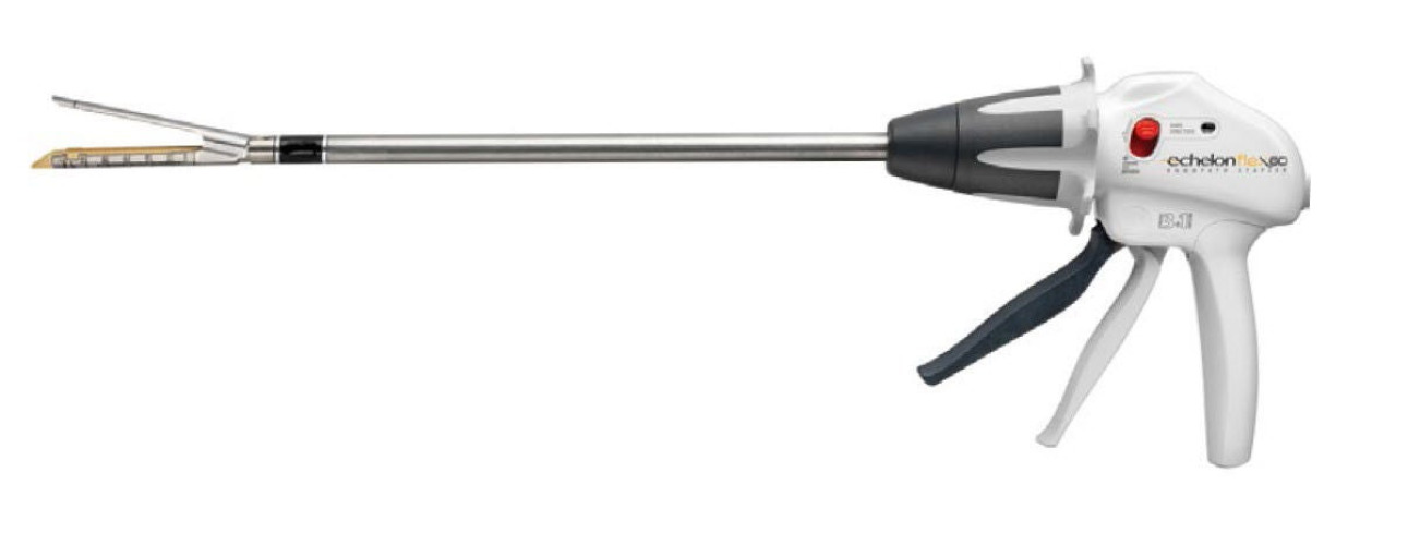 J & J Healthcare Systems - EC60A Wound Stapler Echelon Flex™ Pistol Grip Handle Titanium Staples ECR60M, ECR60W, ECR60B, ECR60D, ECR60G, ECR60T Staple Loading Unit 88 Staples