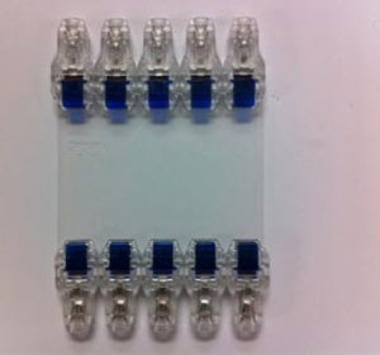 Philips Healthcare - 989803166031 Tab/Snap Adapter Clear, Multi-patient Use For PageWriter TC 30 (860306), TC 50 (860310)