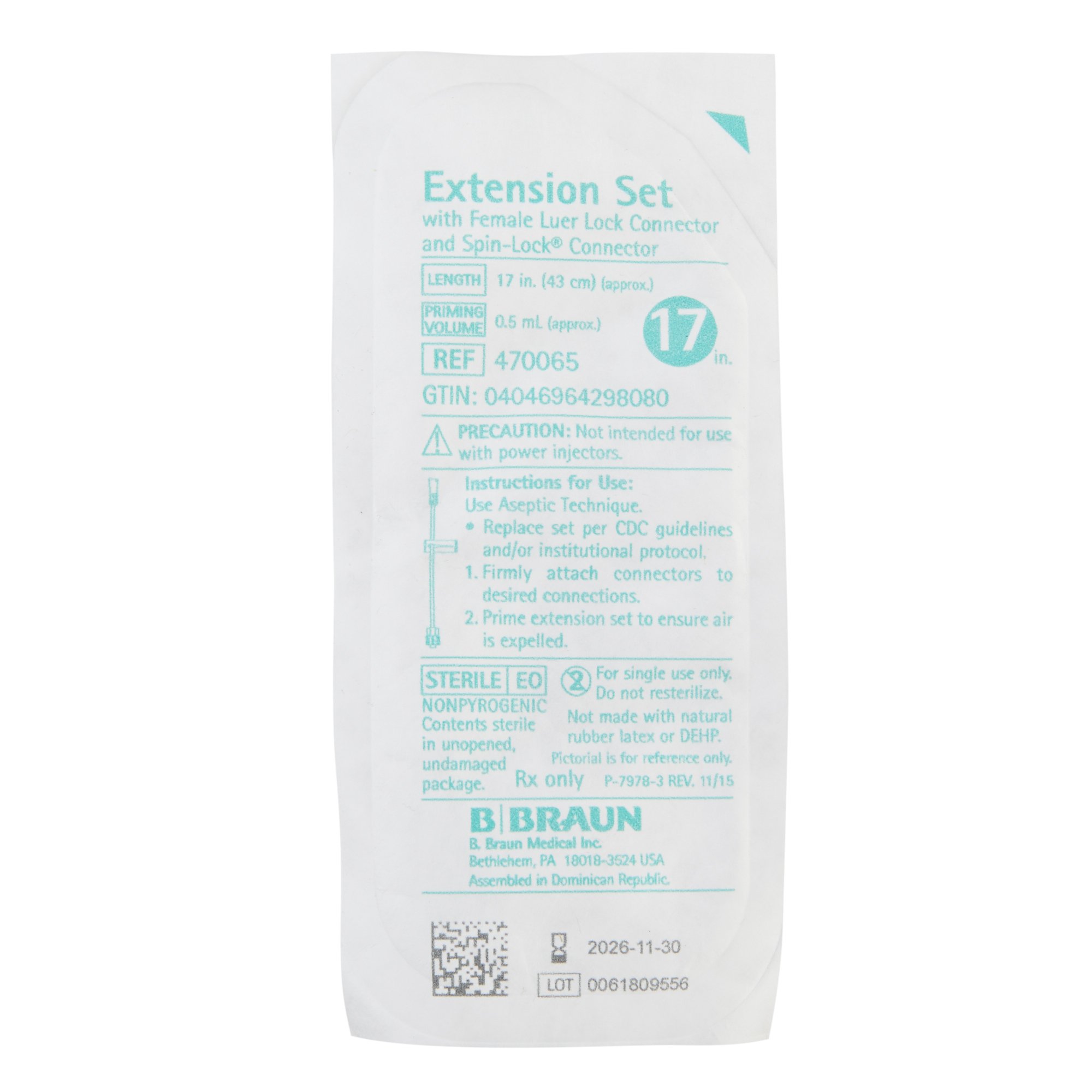 Caresite IV Extension Set 470065 by B. Braun