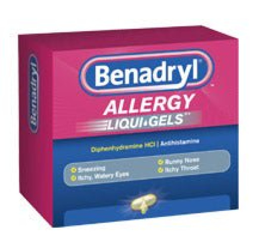 J & J Sales - 00501200124 Benadryl® Diphenhydramine Allergy Relief