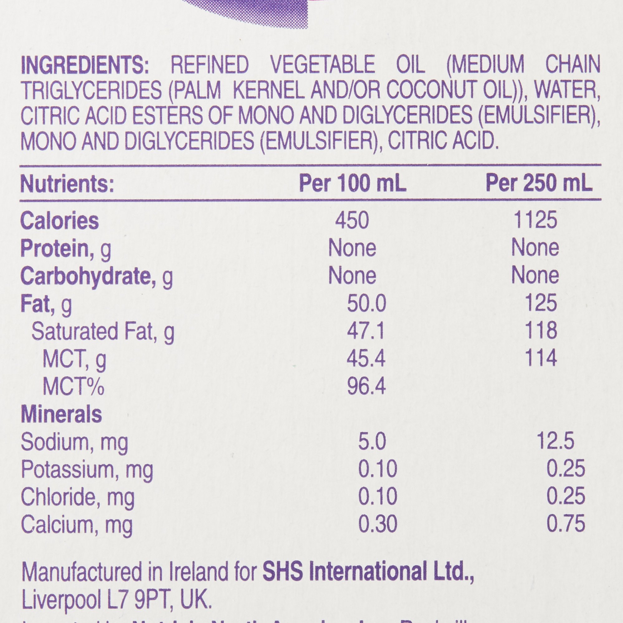 Nutricia North America 71957 - Liquigen® Emulsified MCT Oil, 8.5-ounce bottle - 1/Each, 4/Case
