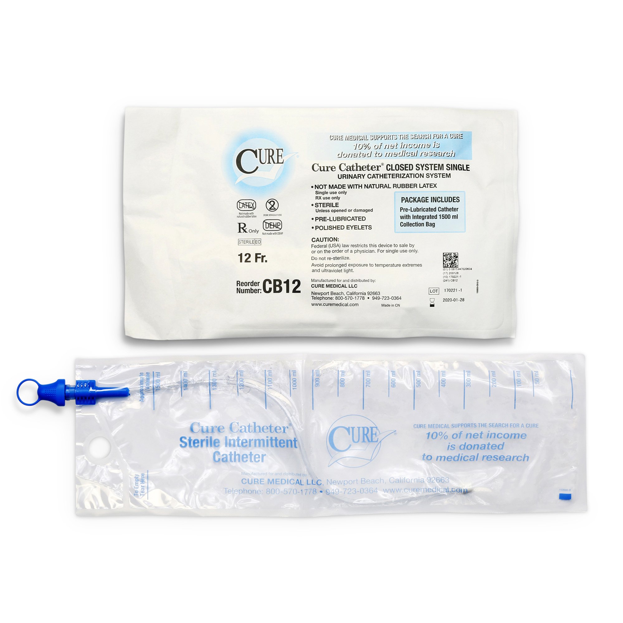 ConvaTec - CB12 Cure Catheter™ Intermittent Catheter Tray