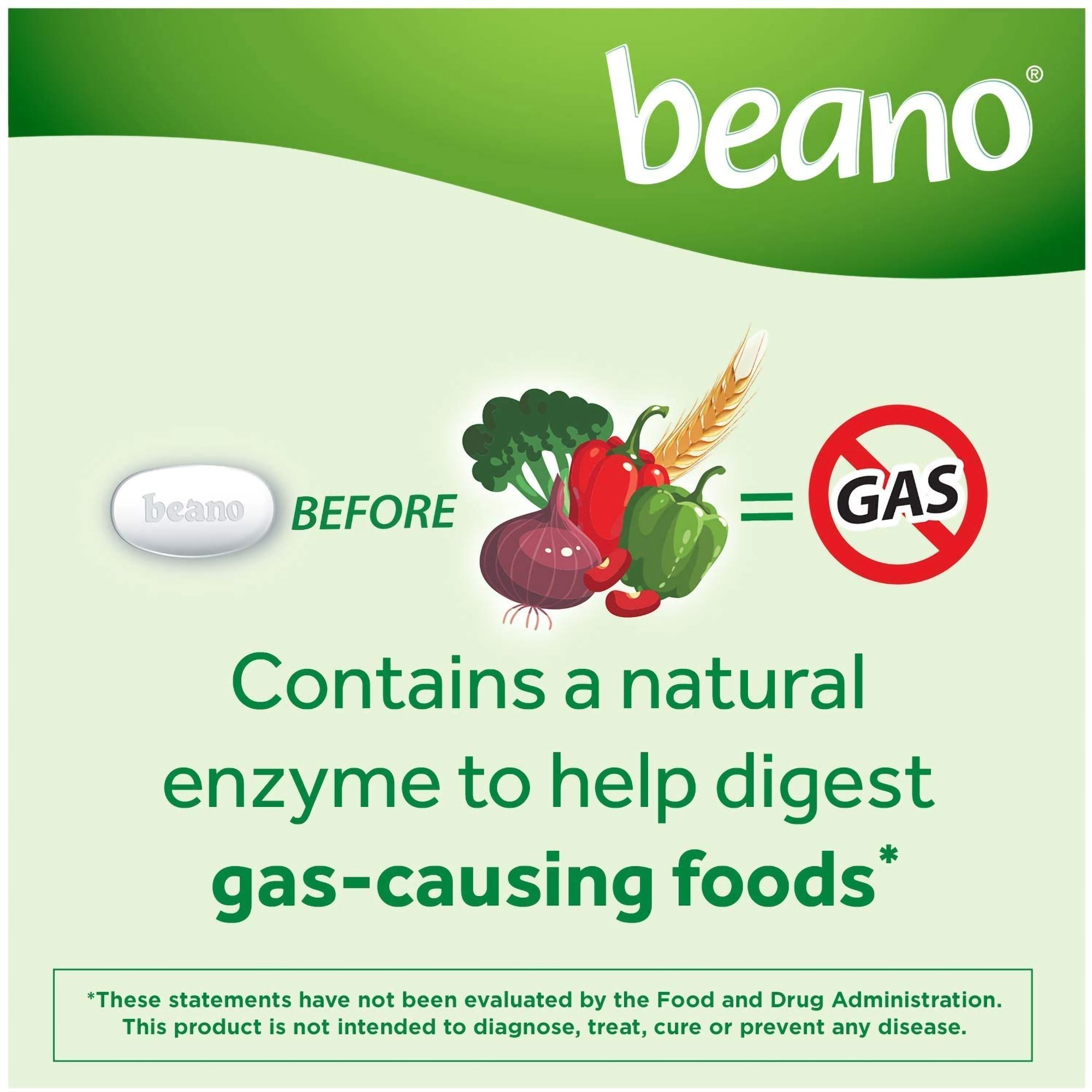 Medtech Laboratories 04203710300 - Beano® Extra Strength Food Enzyme Tablets - 1/Bottle