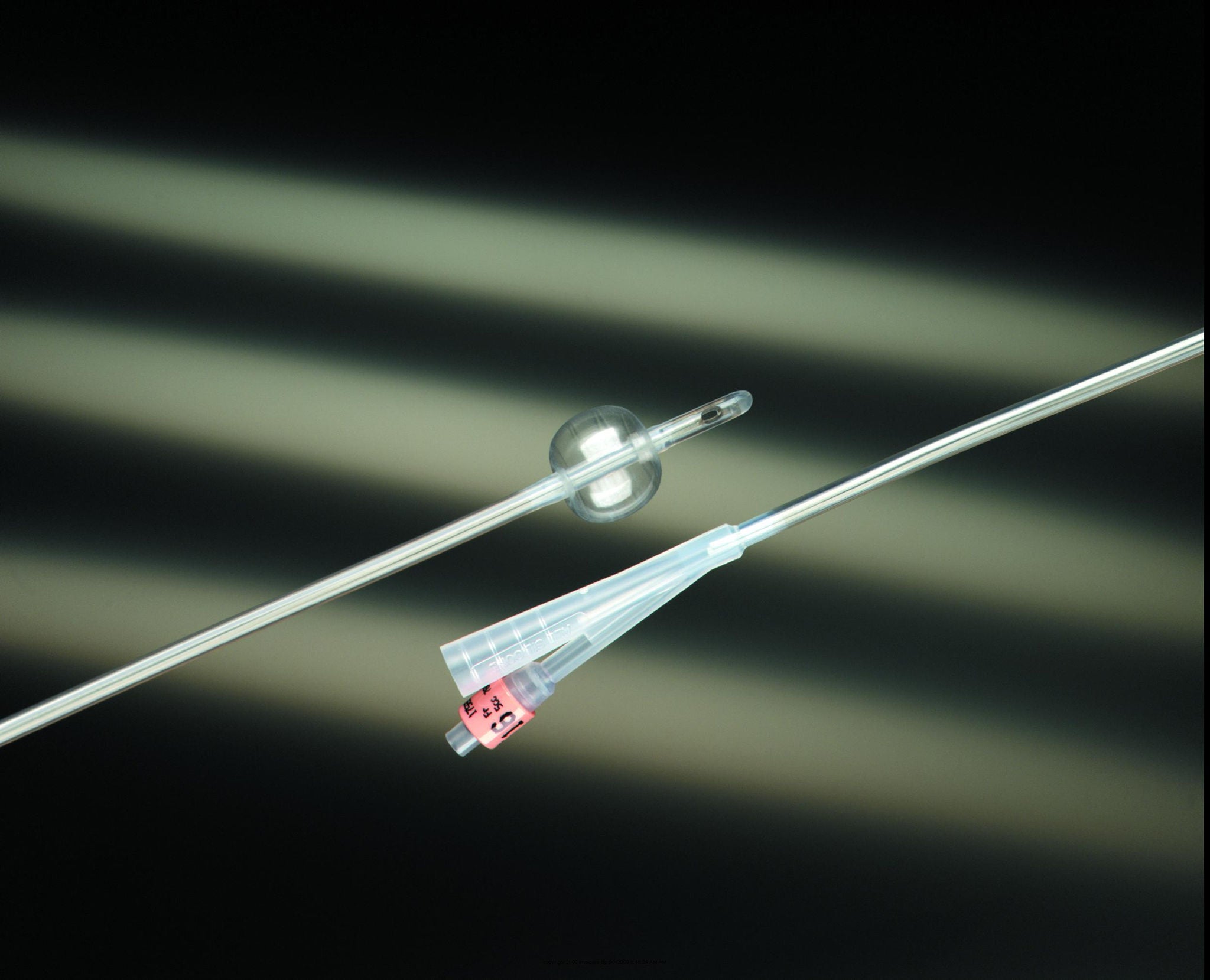 Bard - 300414A Indwelling Catheter Tray Lubri-Sil® I.C. Foley 14 Fr. 5 cc Balloon Antimicrobial Coated Silicone