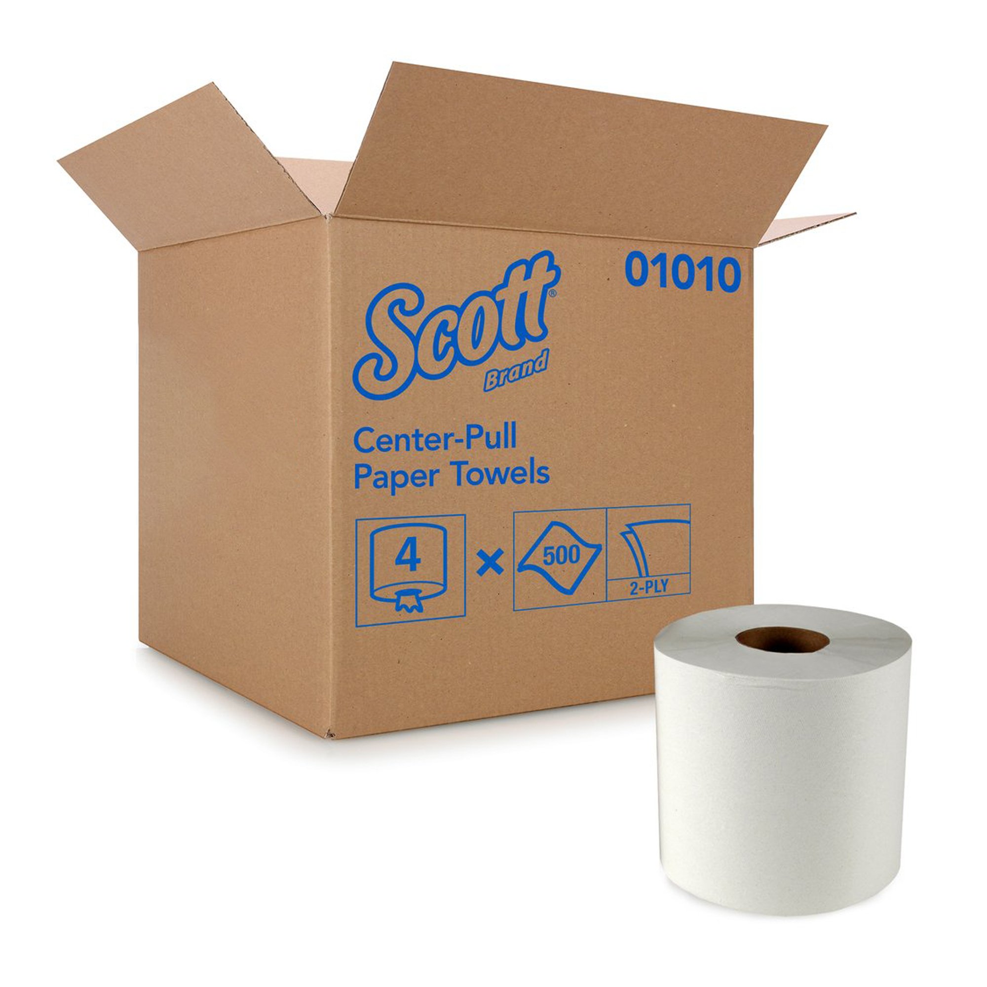 Kimberly Clark - 01010 Scott Paper Towel Center-Pull Roll