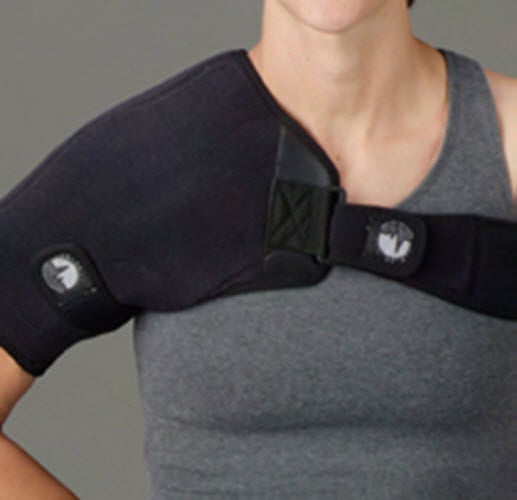 DeRoyal - 9371-01 Hot / Cold Therapy Wrap ActiveWrap® Shoulder Large / X-Large 38+ Inch Chest Circumference Active Medical Plush™ / Plastic / Gel Reusable
