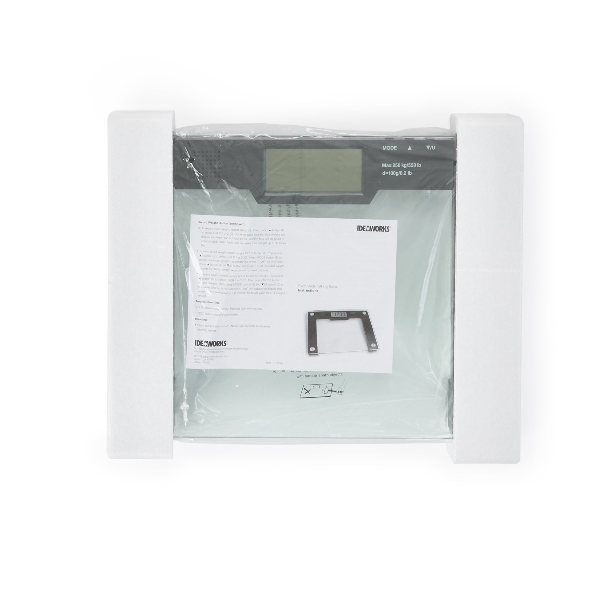Jobar International - JB5824 Ideaworks® Extra Wide Talking Scale
