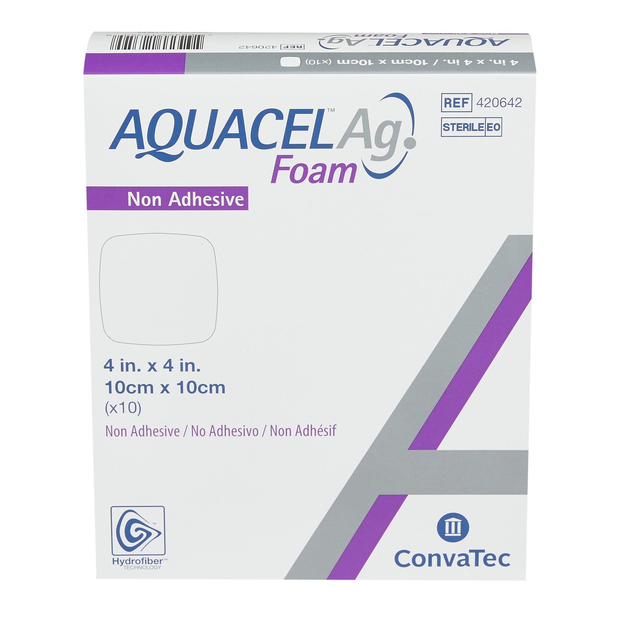 ConvaTec - 420642 Aquacel® Ag Nonadhesive Silver Foam Dressing