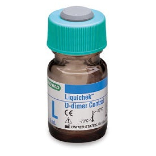Bio-Rad Laboratories - 27100 Coagulation Control Liquichek™ D-Dimer Low Level 6 X 1 mL