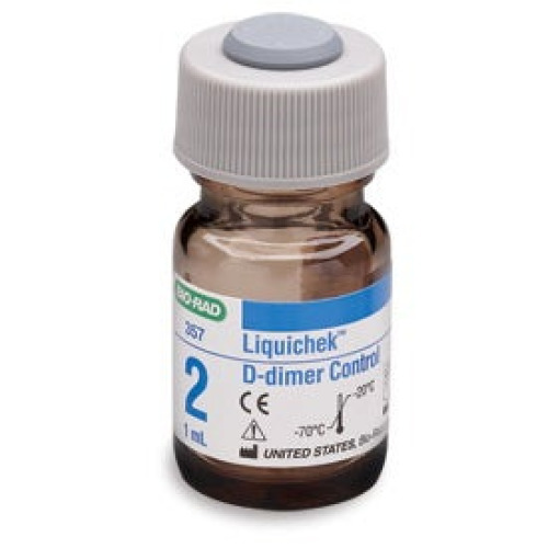 Bio-Rad Laboratories - 27102 Coagulation Control Liquichek™ D-Dimer Level 2 6 X 1 mL