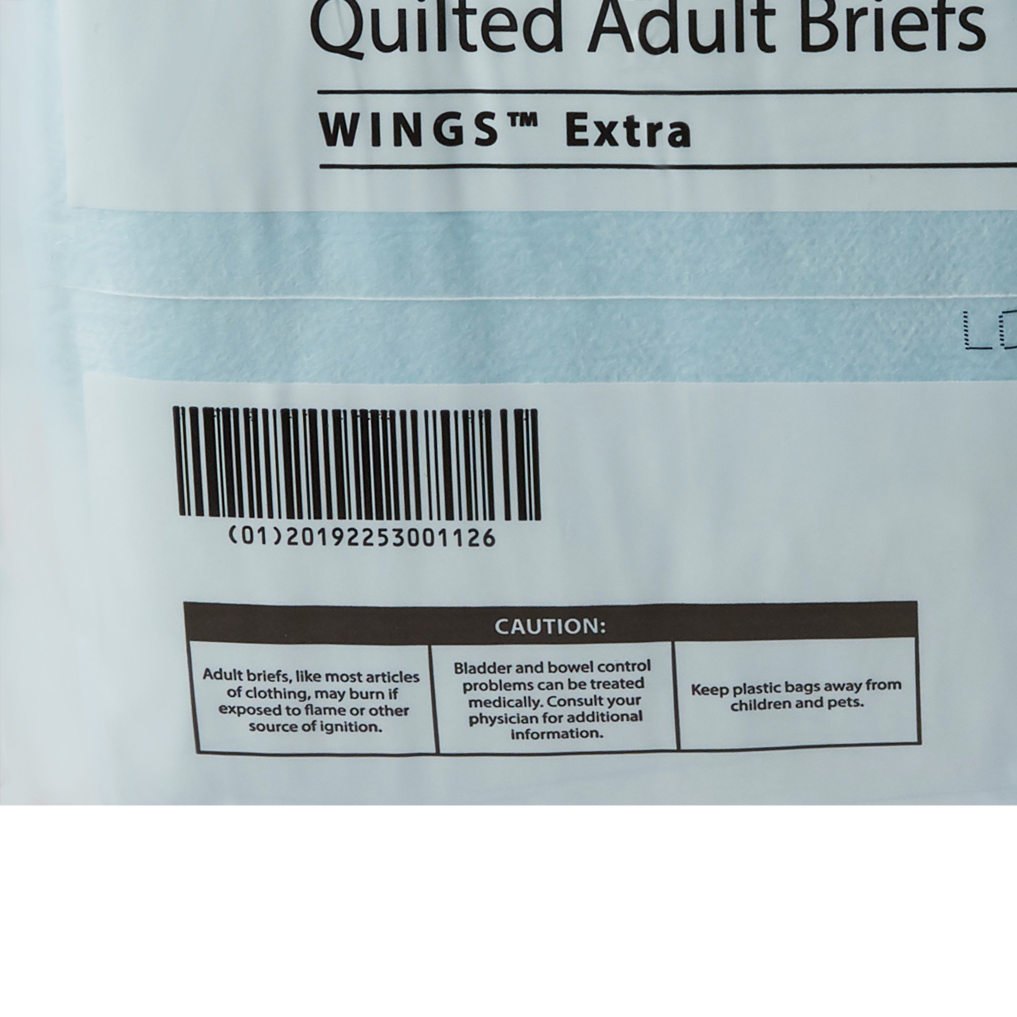 Wings Extra Quilted Incontinence Brief 65034 by Cardinal
