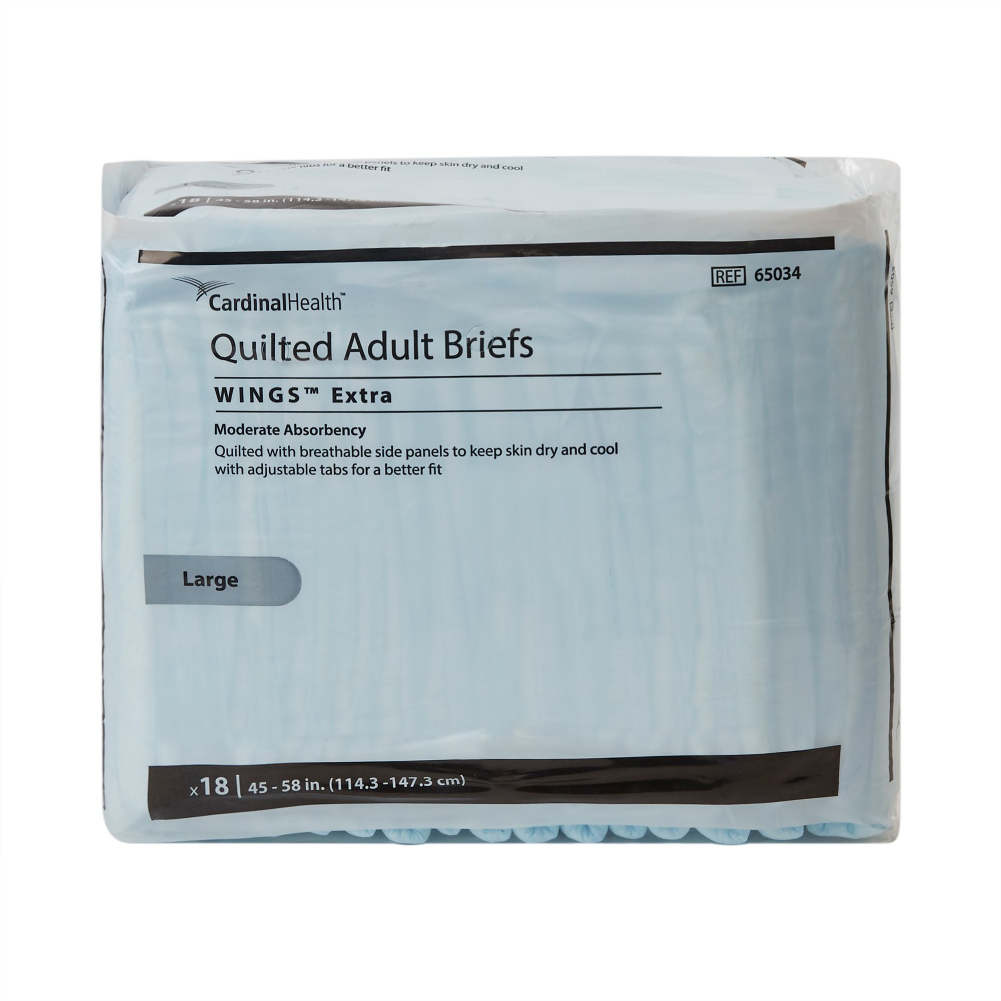 Cardinal - 65034 Simplicity Unisex Adult Incontinence Briefs