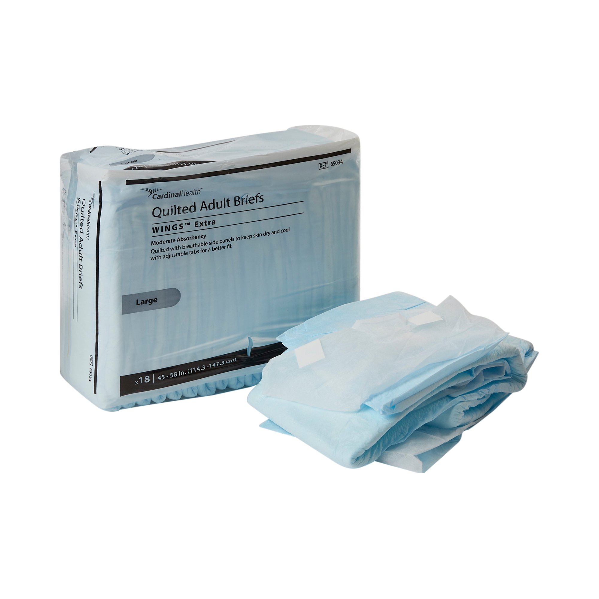 Cardinal - 65034 Simplicity Unisex Adult Incontinence Briefs