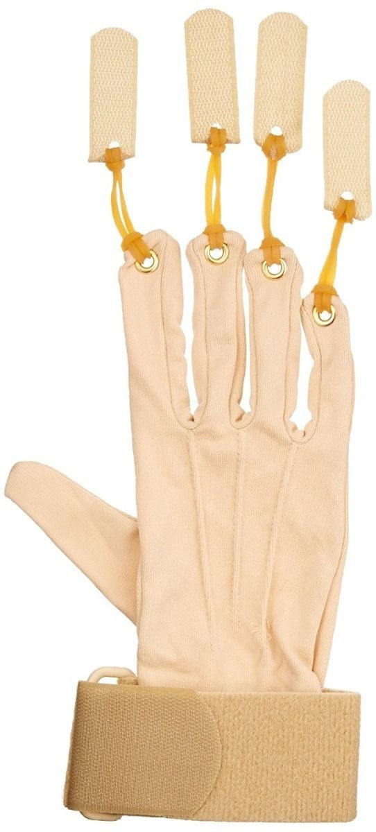 Performance Health - 081029040 Traction Exercise Glove Rolyan Deluxe Large / X-Large Tan