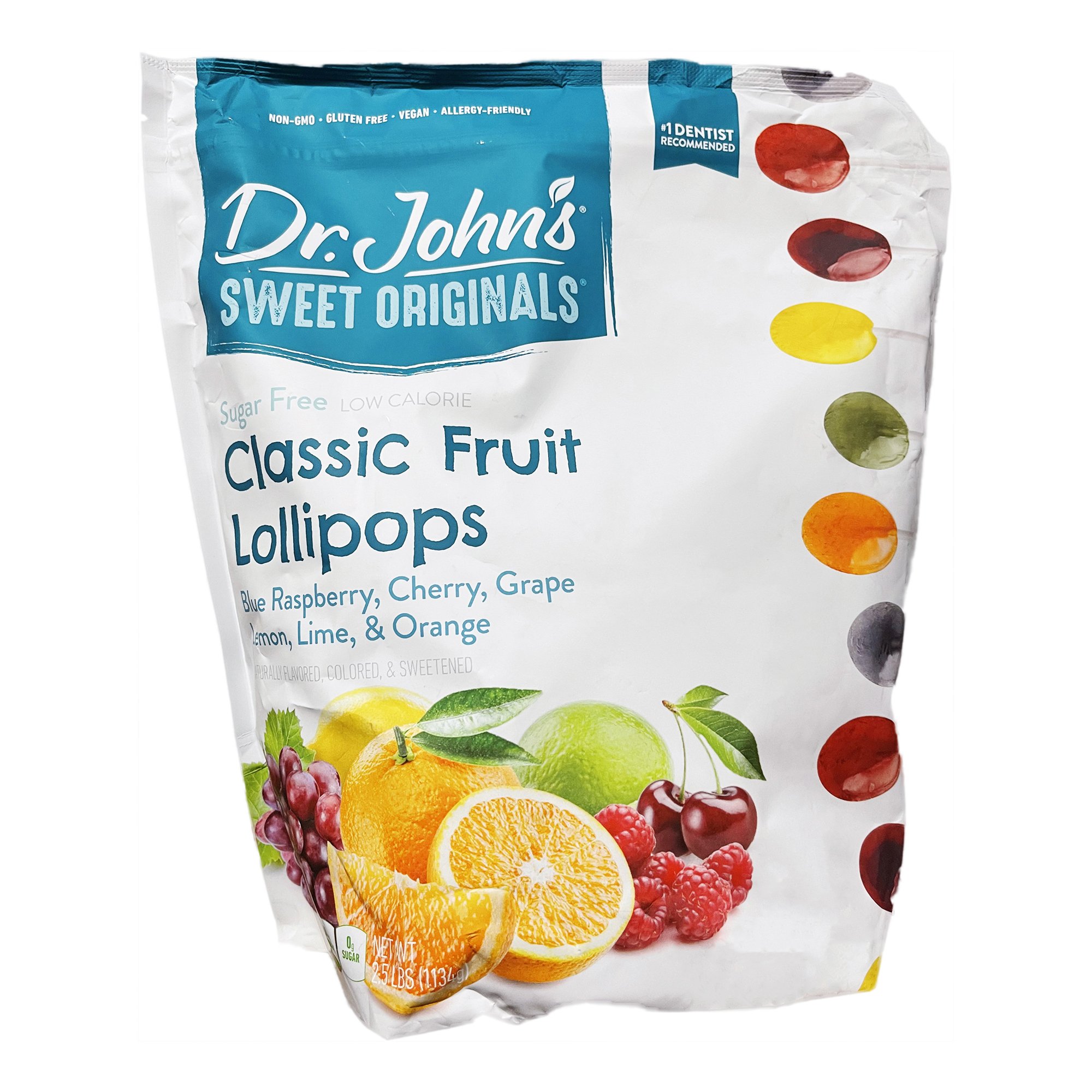 Medibadge 4056 - Dr. John's Candies® Sugar-Free Lollipop - 132/Bag
