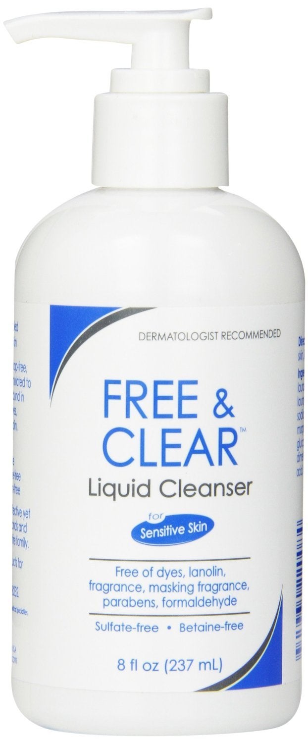 Pharma Tek - 45334022008 Soap Free & Clear® Liquid 8 oz. Pump Bottle Unscented