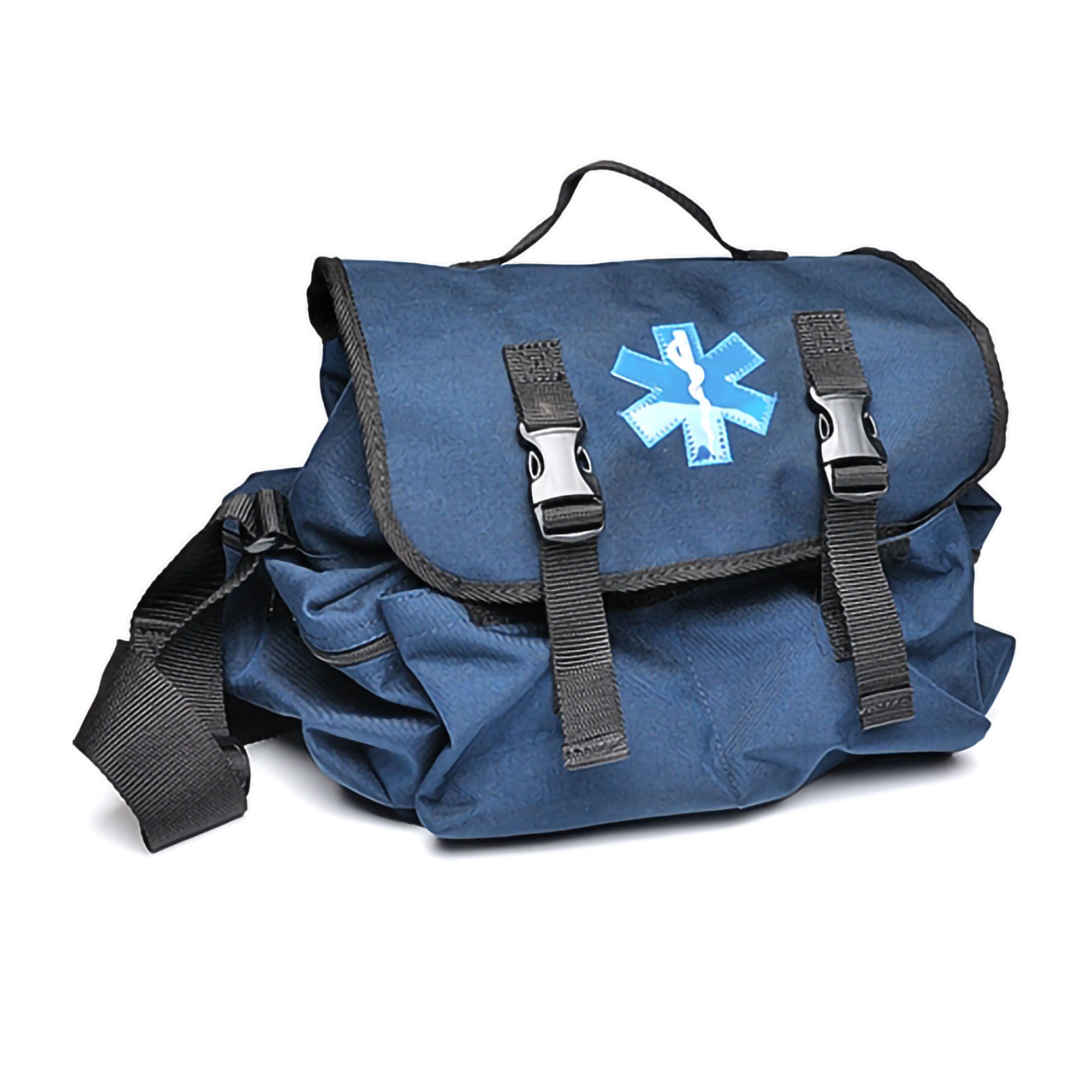 McKesson Brand - 911-76051 Rescue Response Bag McKesson Navy Blue Cordura® Nylon 16 X 9 X 8 Inch