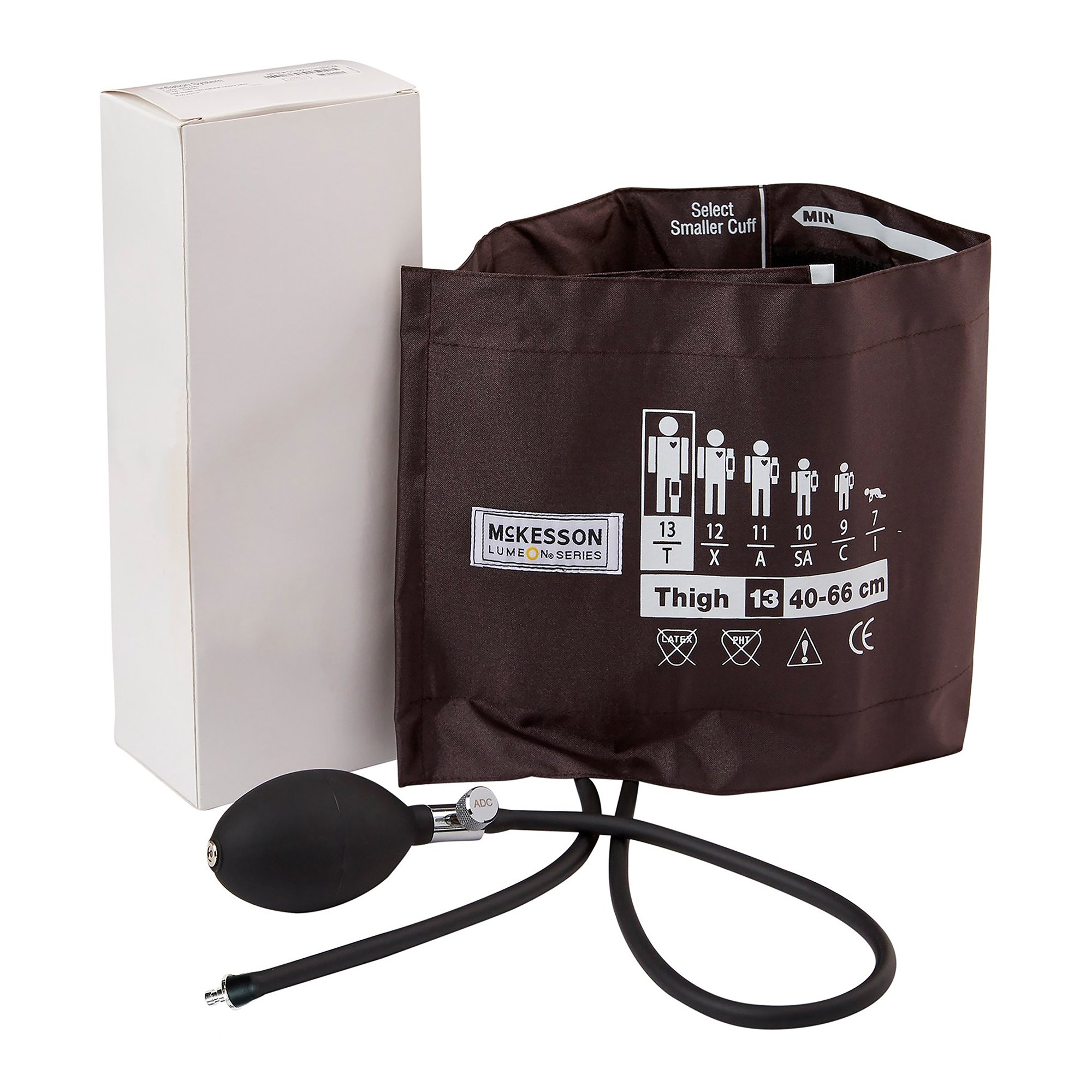 McKesson Brand - 01-865-13TBRGM McKesson Lumeon™ Blood Pressure Cuff and Bulb