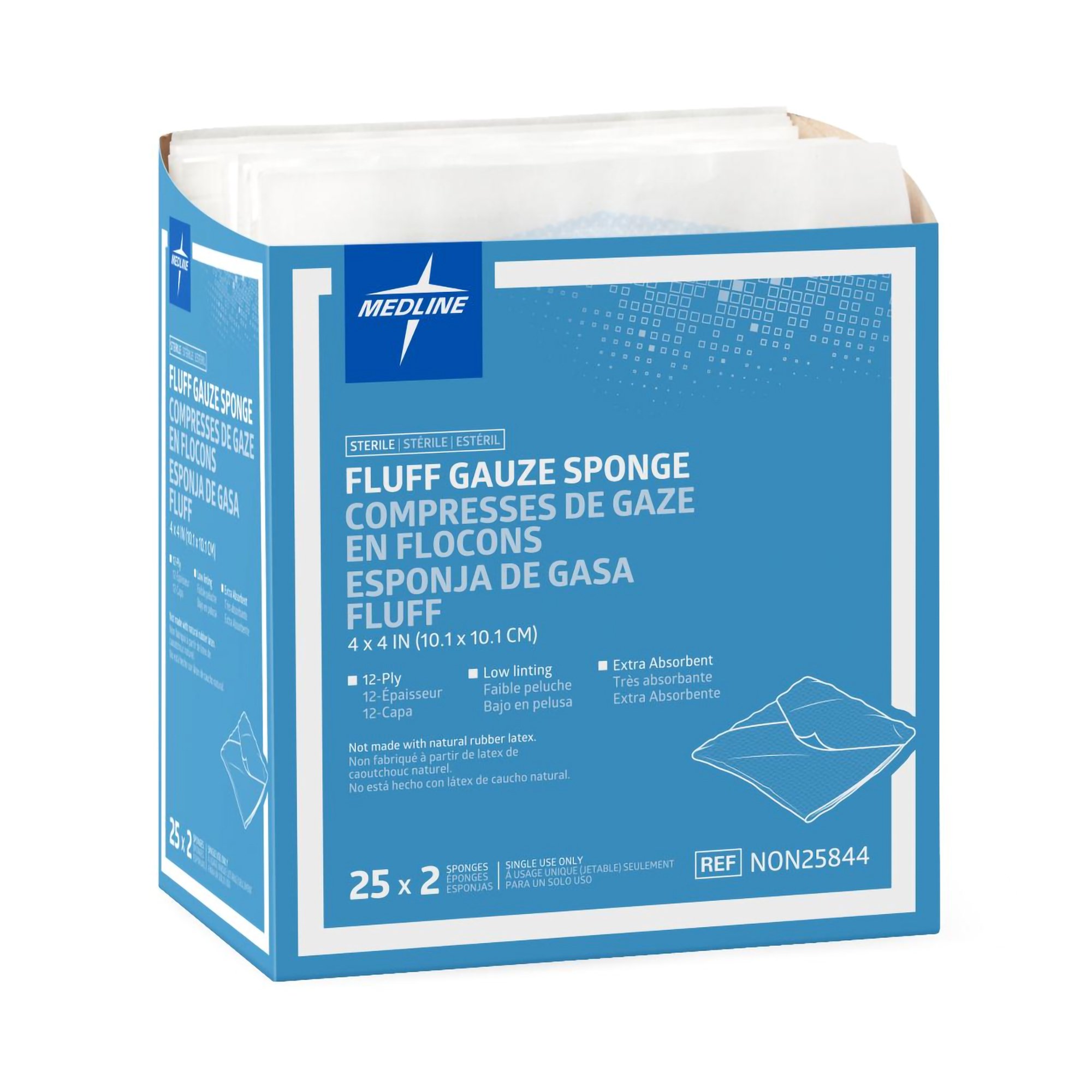 Medline - NON25844 Bulkee® Sterile Fluff Dressing