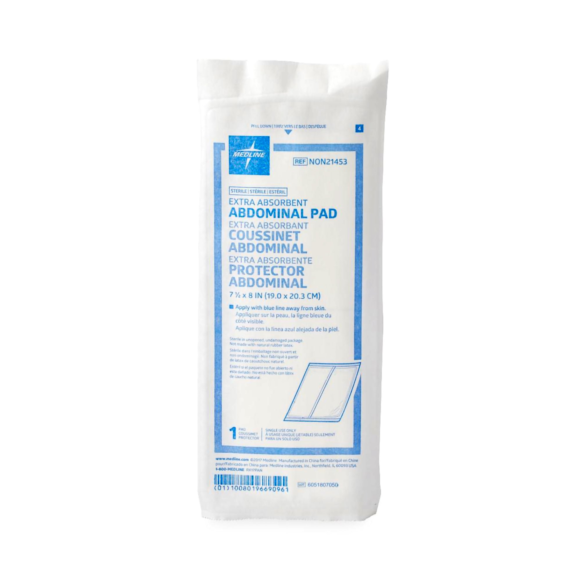 Medline - NON21453 Medline Sterile Abdominal Pad