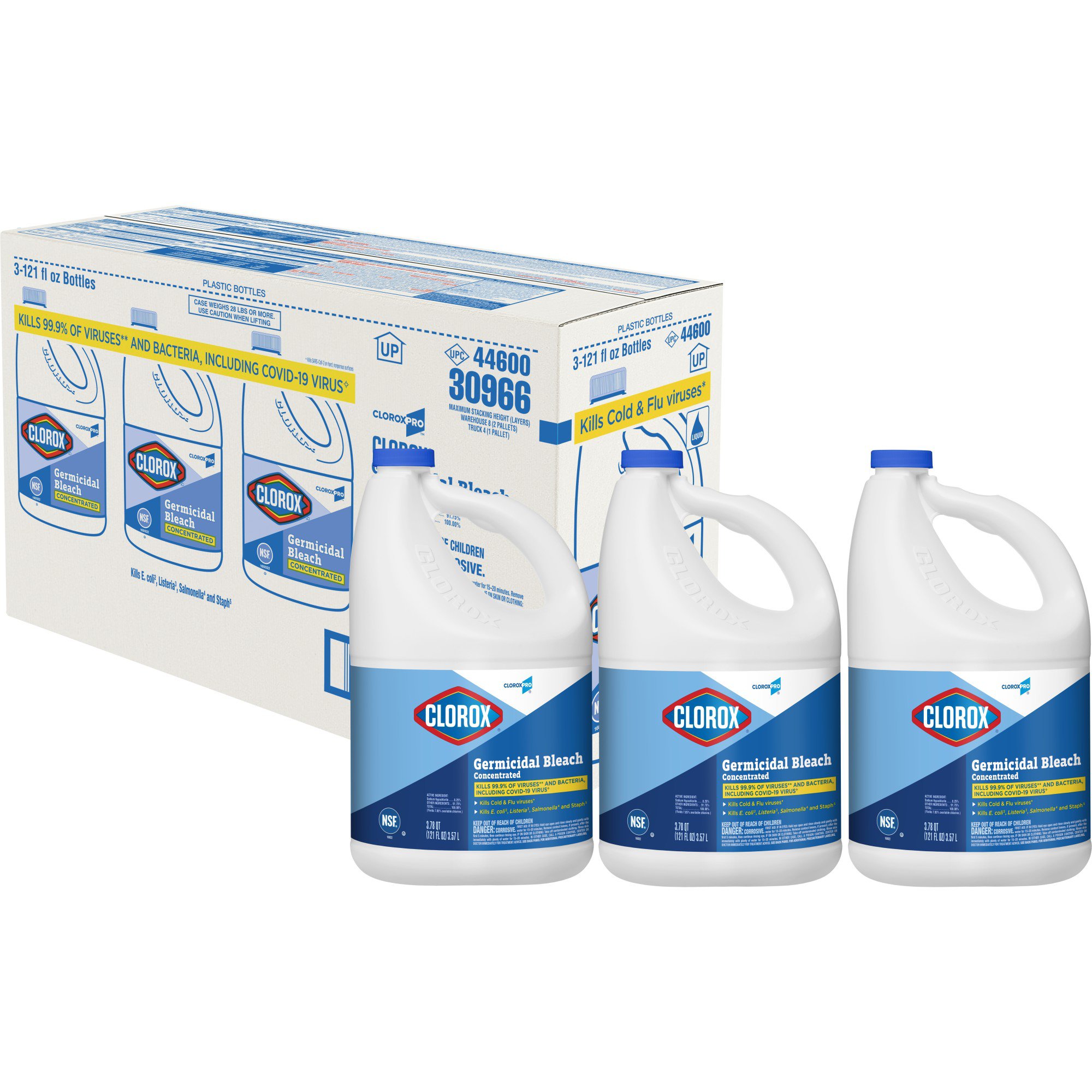 The Clorox Company 30966 - Clorox Pro™ Clorox® Germicidal Bleach, Jug, 1 gal. - 1/Each, 3/Case