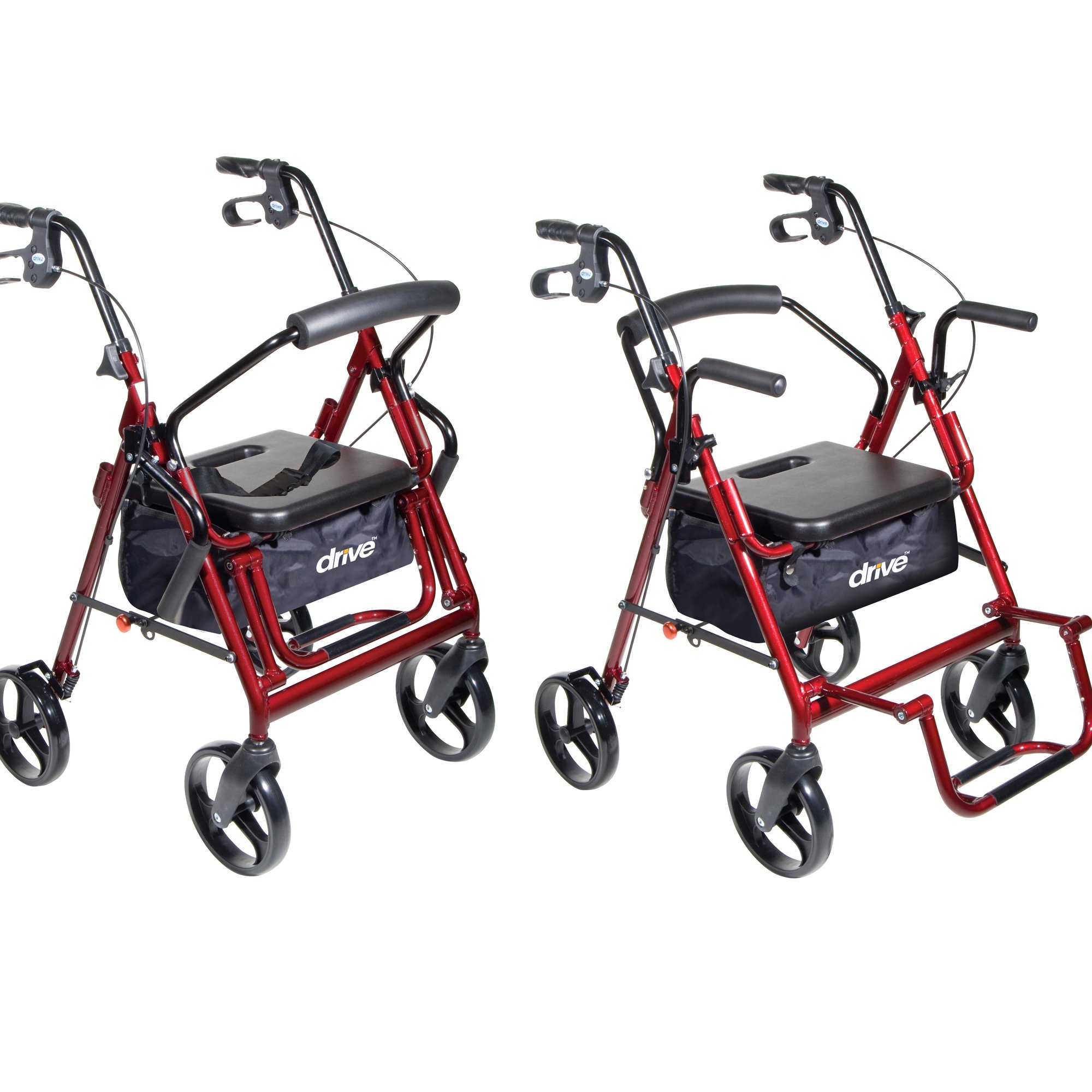 Drive DeVilbiss Healthcare - 795BU drive™ Duet Four-Wheel Rollator