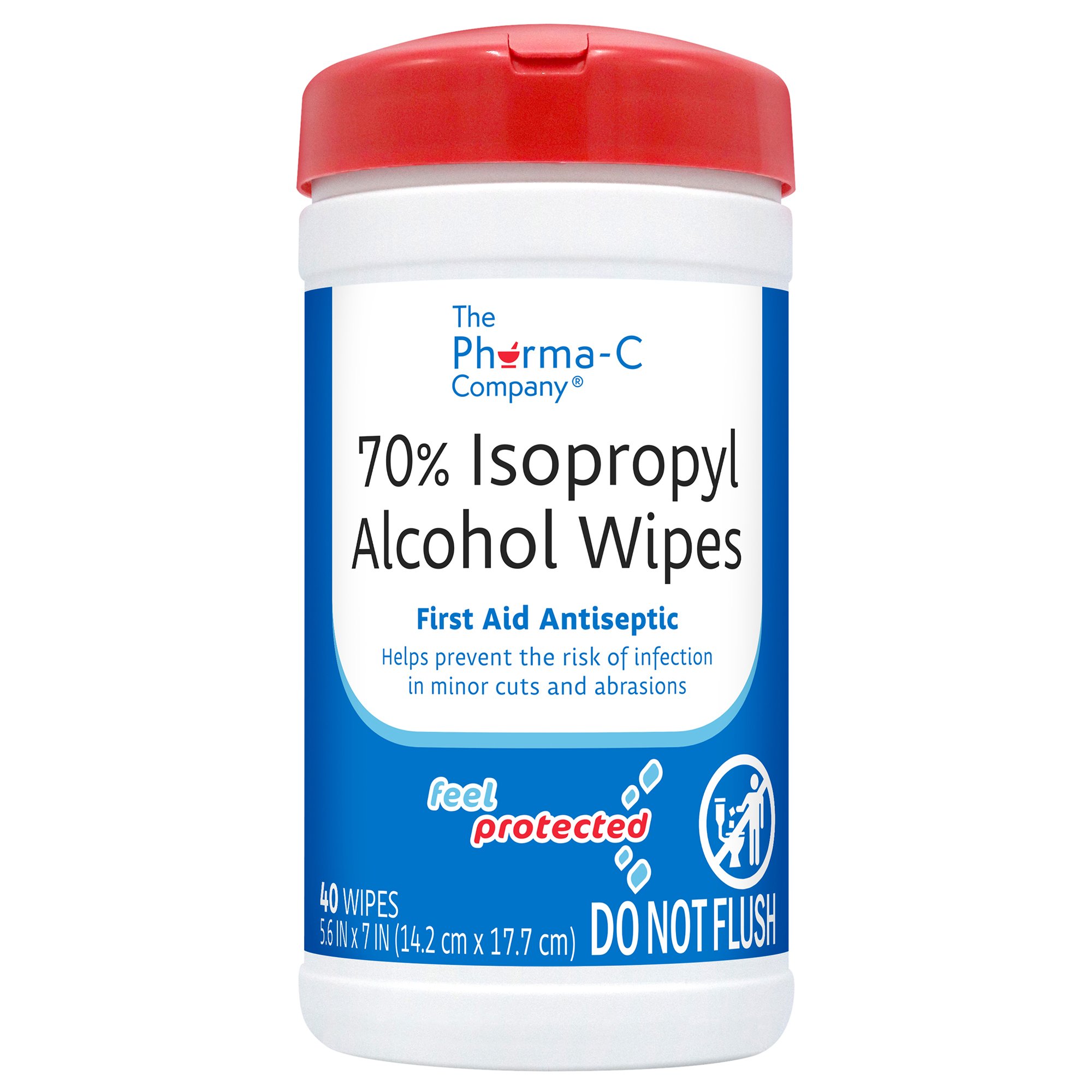 Kleen Test Products Corp - 63-200736K Pharma-C-Wipes® Isopropyl Alcohol Antiseptic Wipes