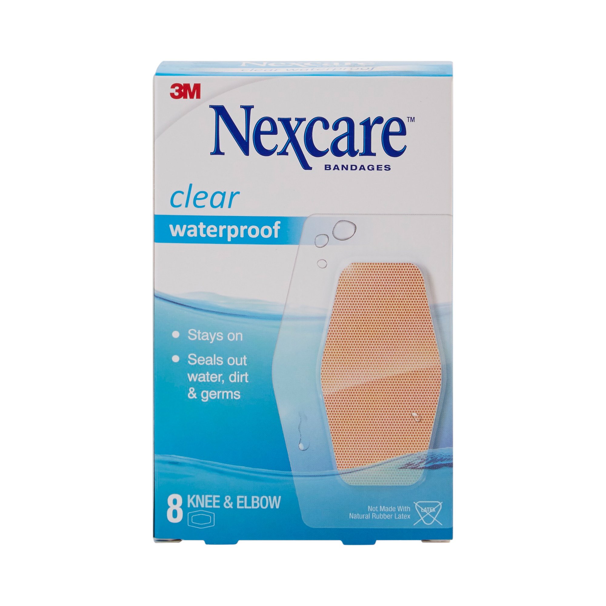 3M Company - 581-08 Nexcare™ Waterproof Knee / Elbow Sheer Adhesive Strip