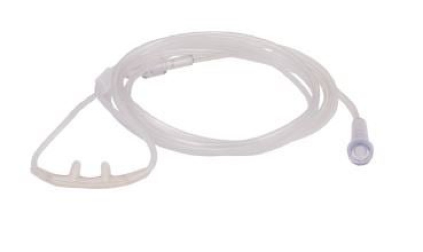 Drive DeVilbiss Healthcare - CAN-ROS4 Nasal Cannula Roscoe Adult Curved Prongs 4 Foot Tubing High Flow Rate