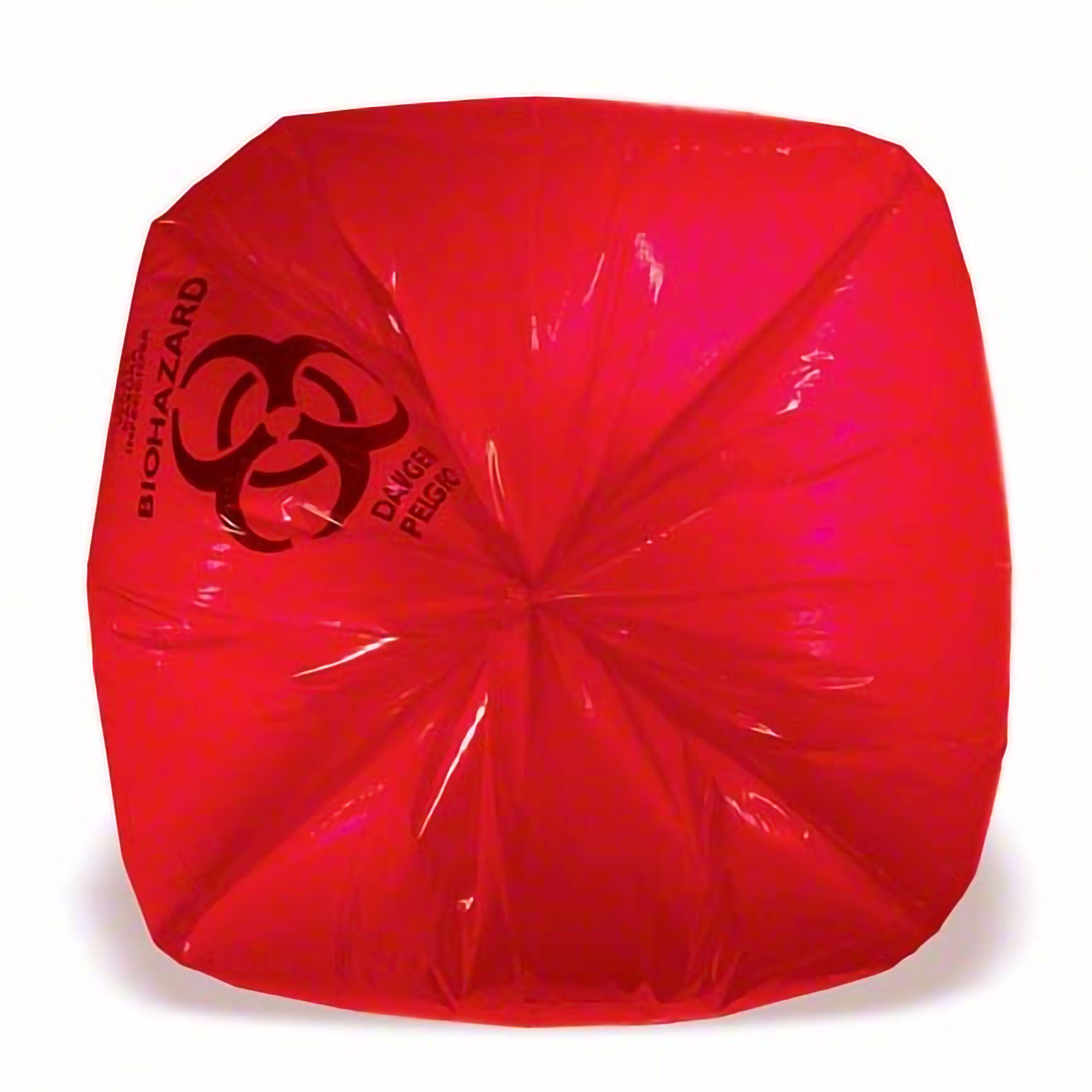 RJ Schinner Co - Z4824MR PR3 Biohazard Waste Bag Heritage Biohazard Symbol / Infectious Waste 8 to 10 gal. Red 24 X 24 Inch