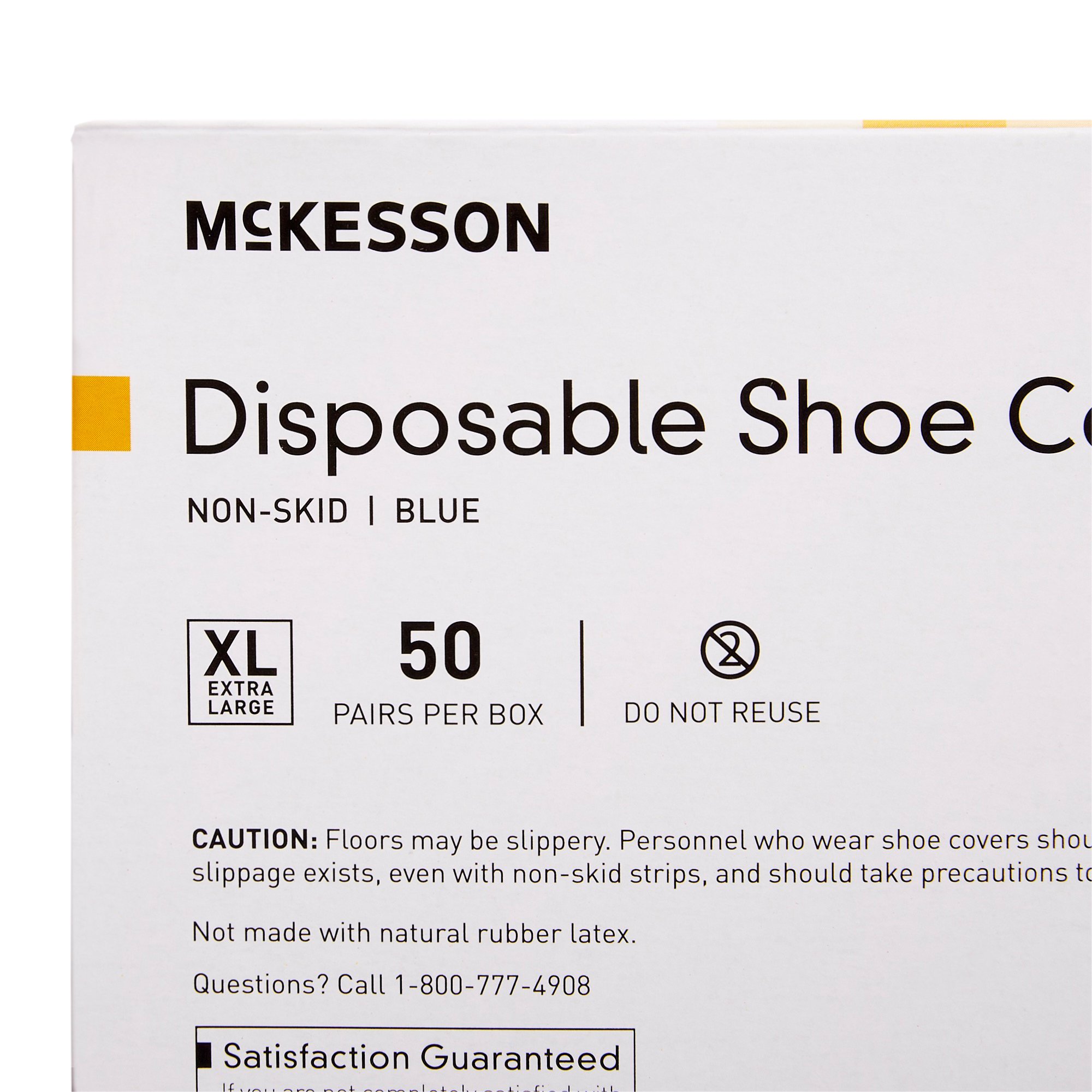 McKesson Brand 16-3557 - McKesson Shoe Covers, Nonskid Sole, Blue, X-Large - 50/Box, 100/Case