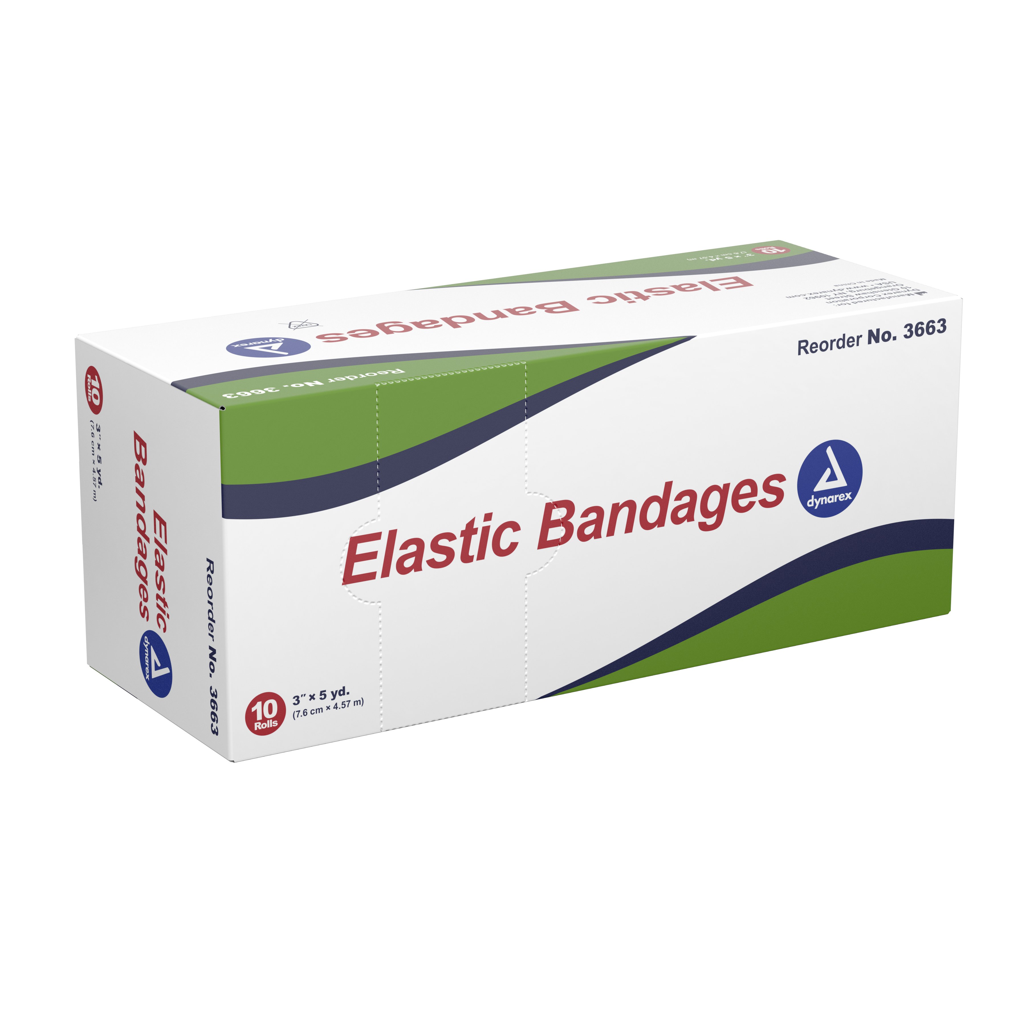 Dynarex - 3663 Dynarex® Clip Detached Closure Elastic Bandage